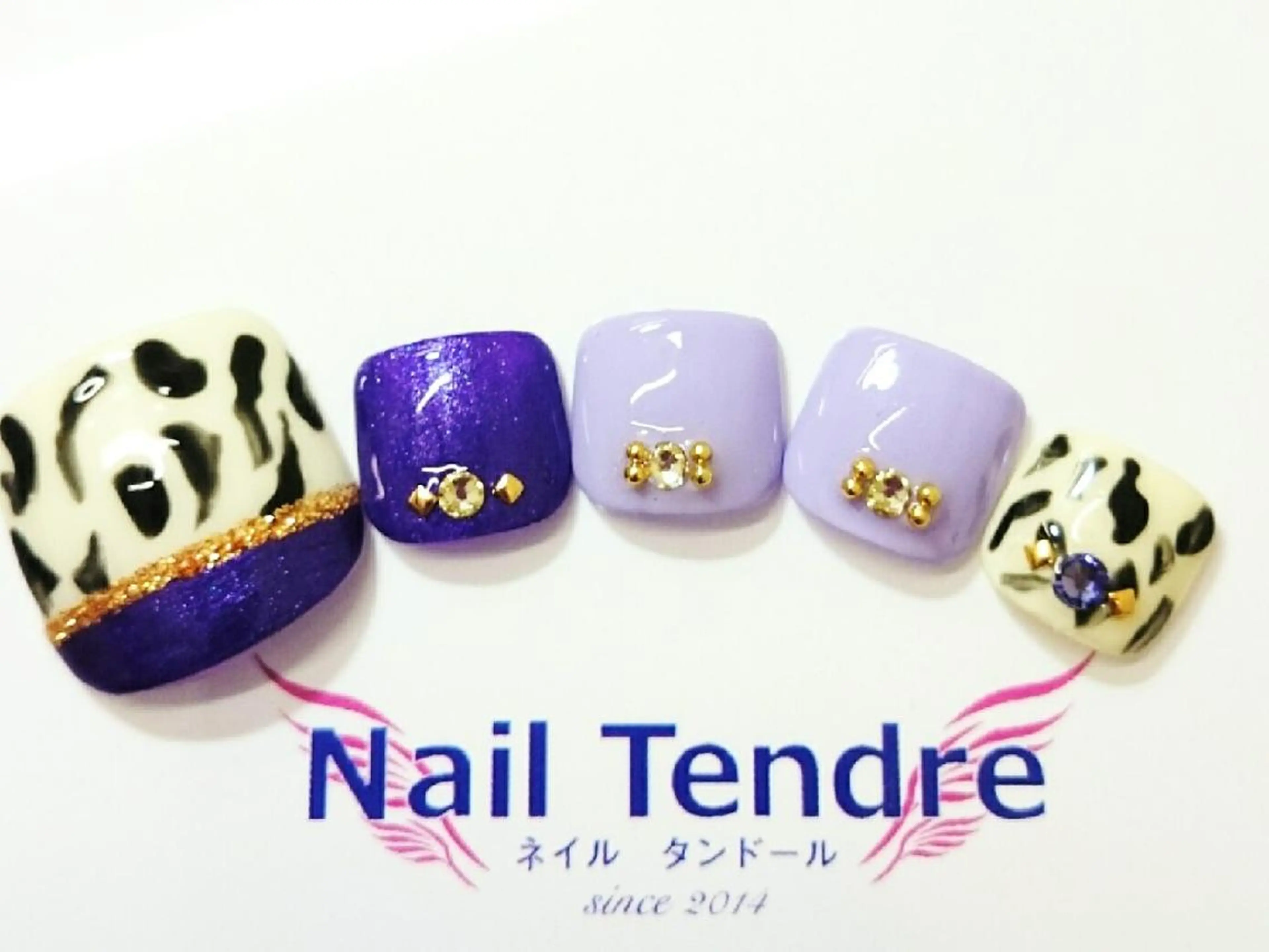 ネイル アートネイル ジェルネイル ソフトジェル ストーンネイル フットネイル Nail  Tendreのネイルデザイン
