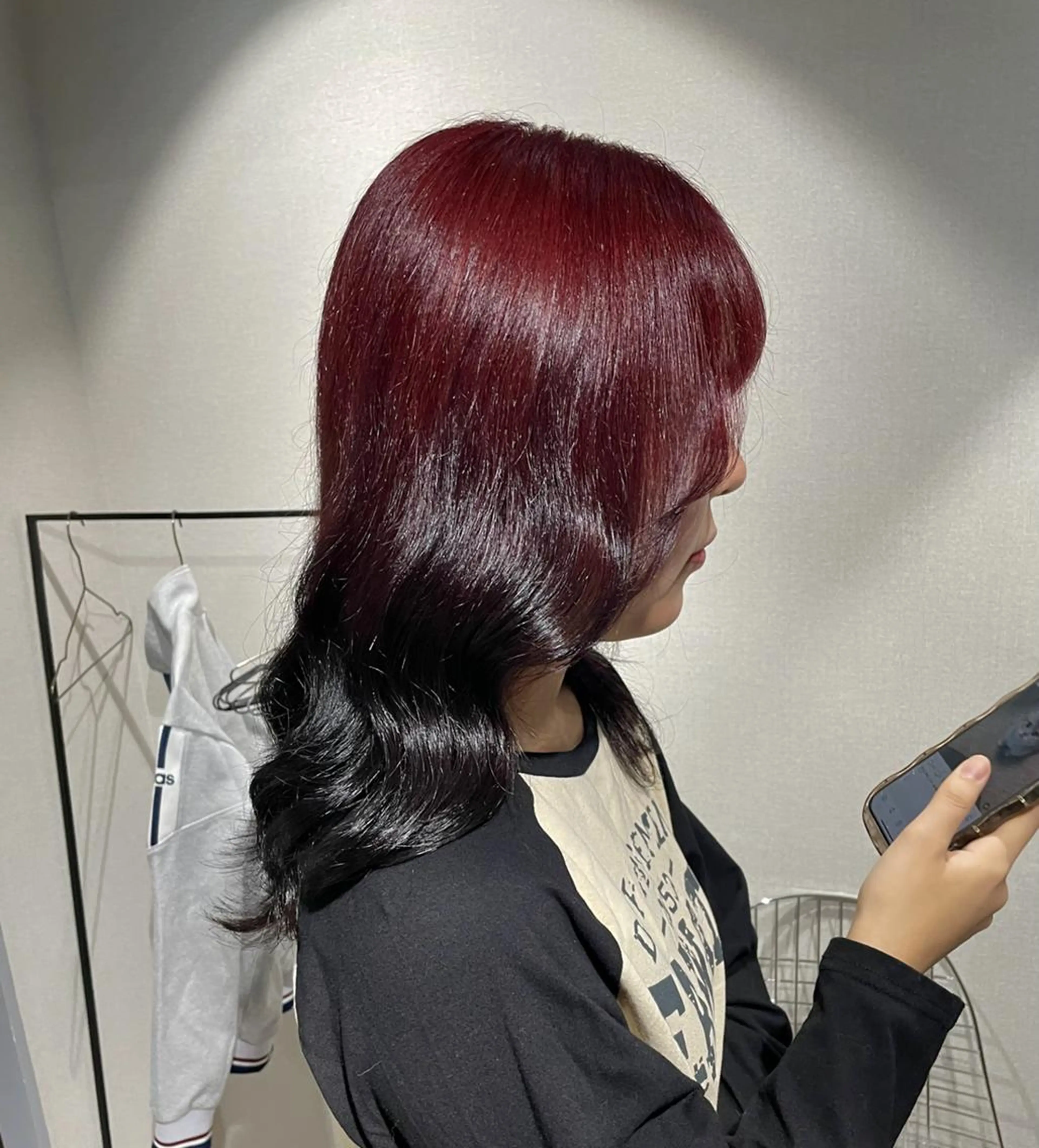 カラー ロング ダブルカラー 暖色カラー✨代表しげ オグジュアリーのヘアスタイル