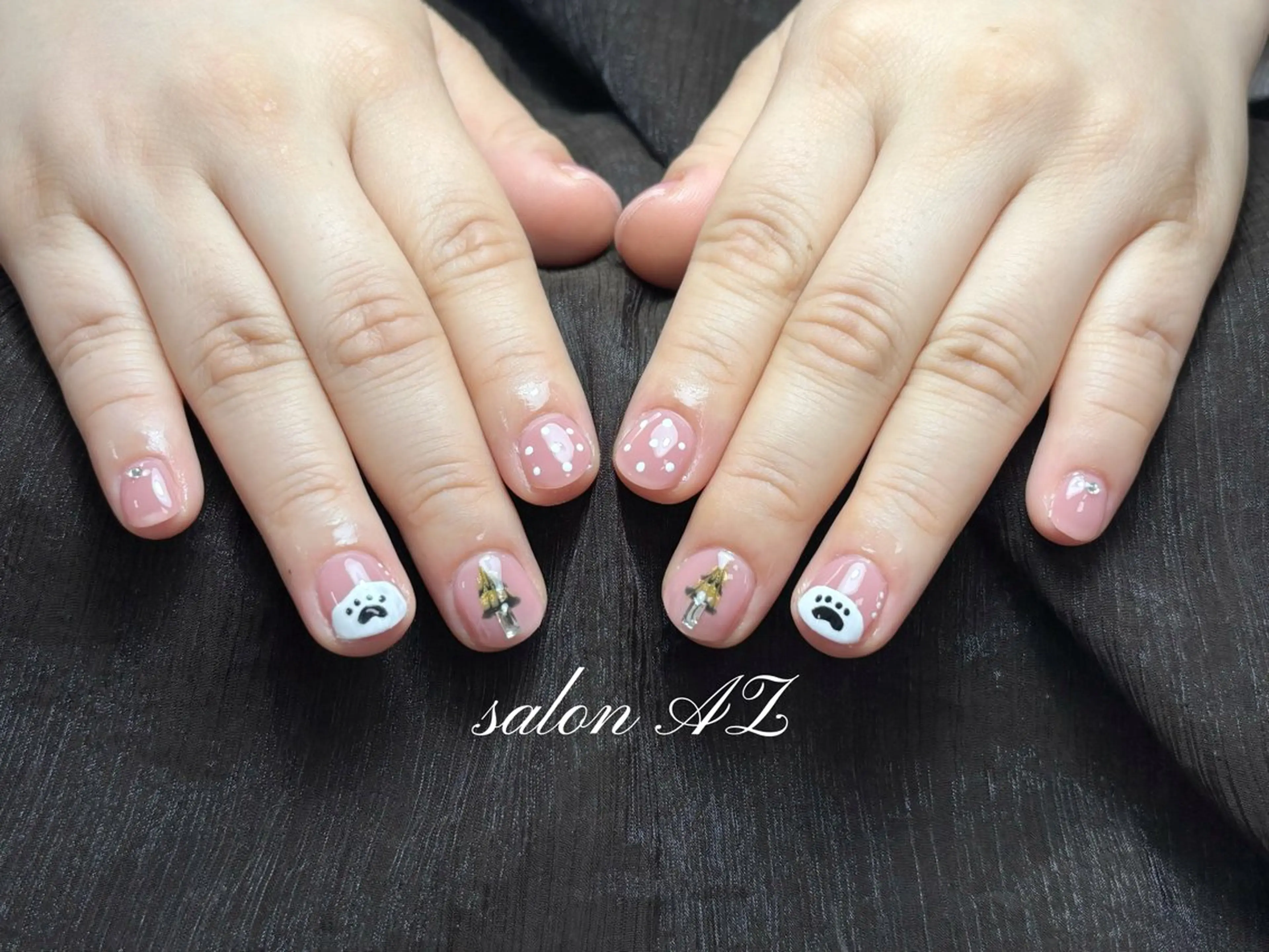 ネイル ハンドネイル salonAZ トップネイリストのネイルデザイン