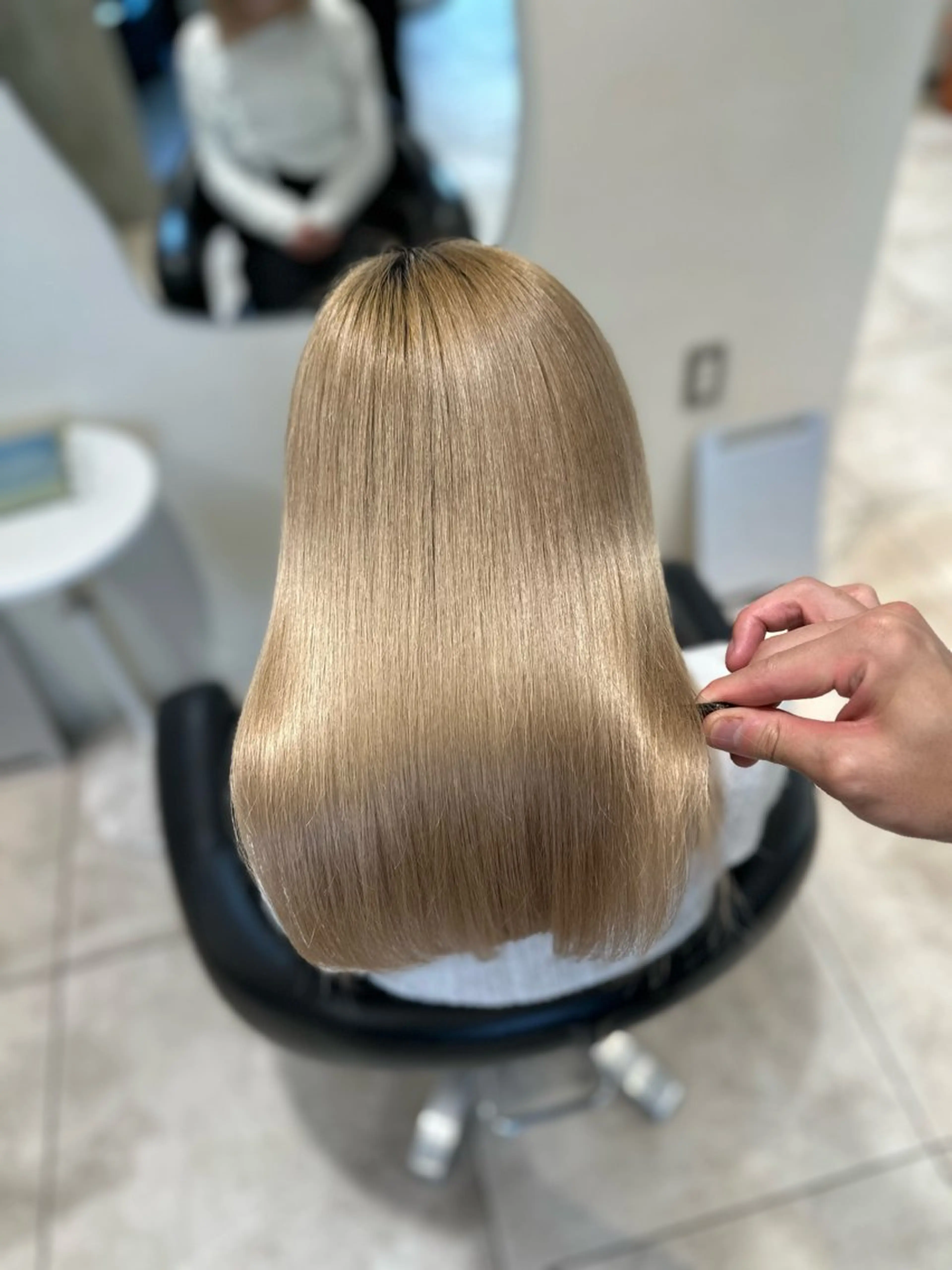 ロング パーマ 🫧美髪縮毛矯正🫧 横山 遥のヘアスタイル