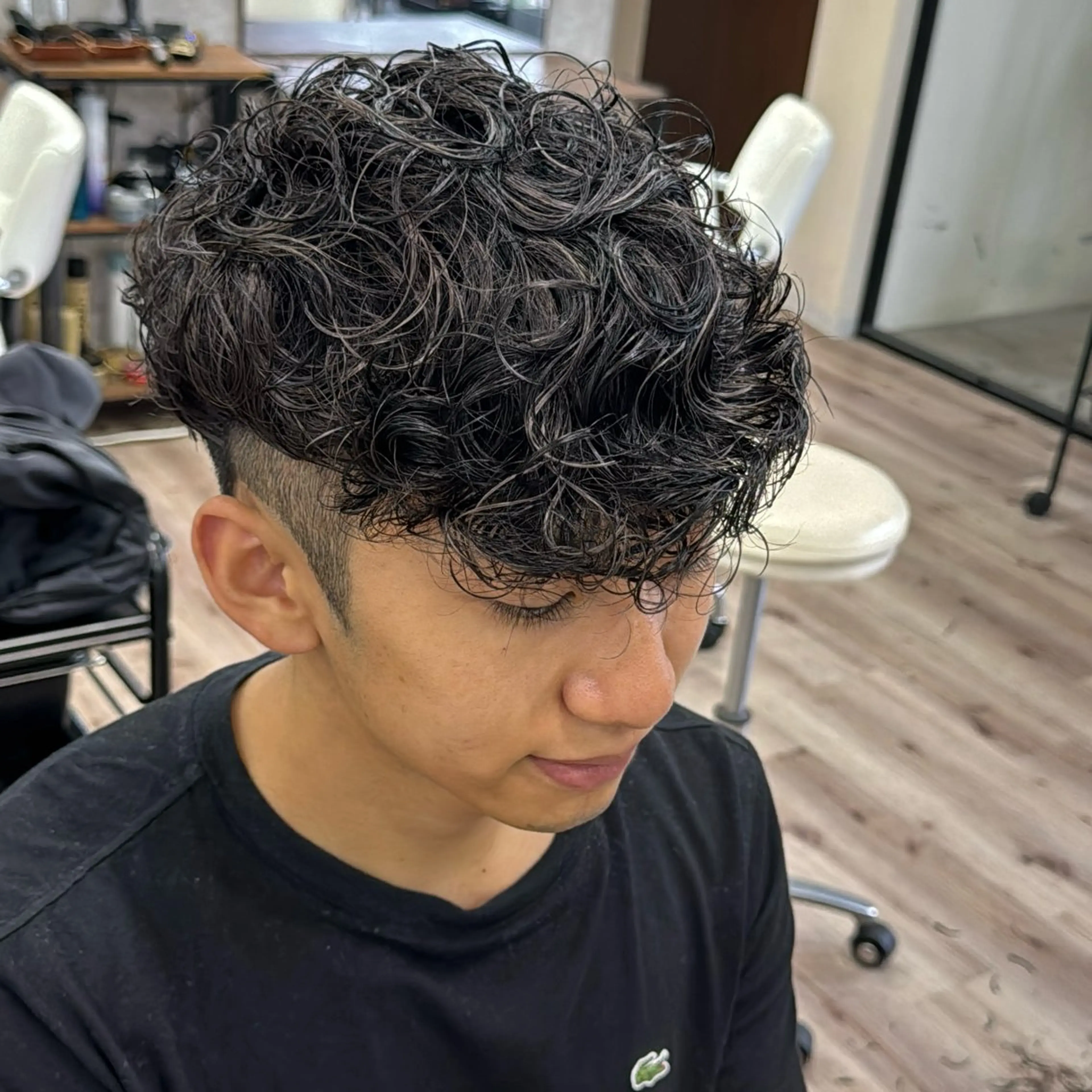 パーマ メンズ 平林 弥斗のヘアスタイル