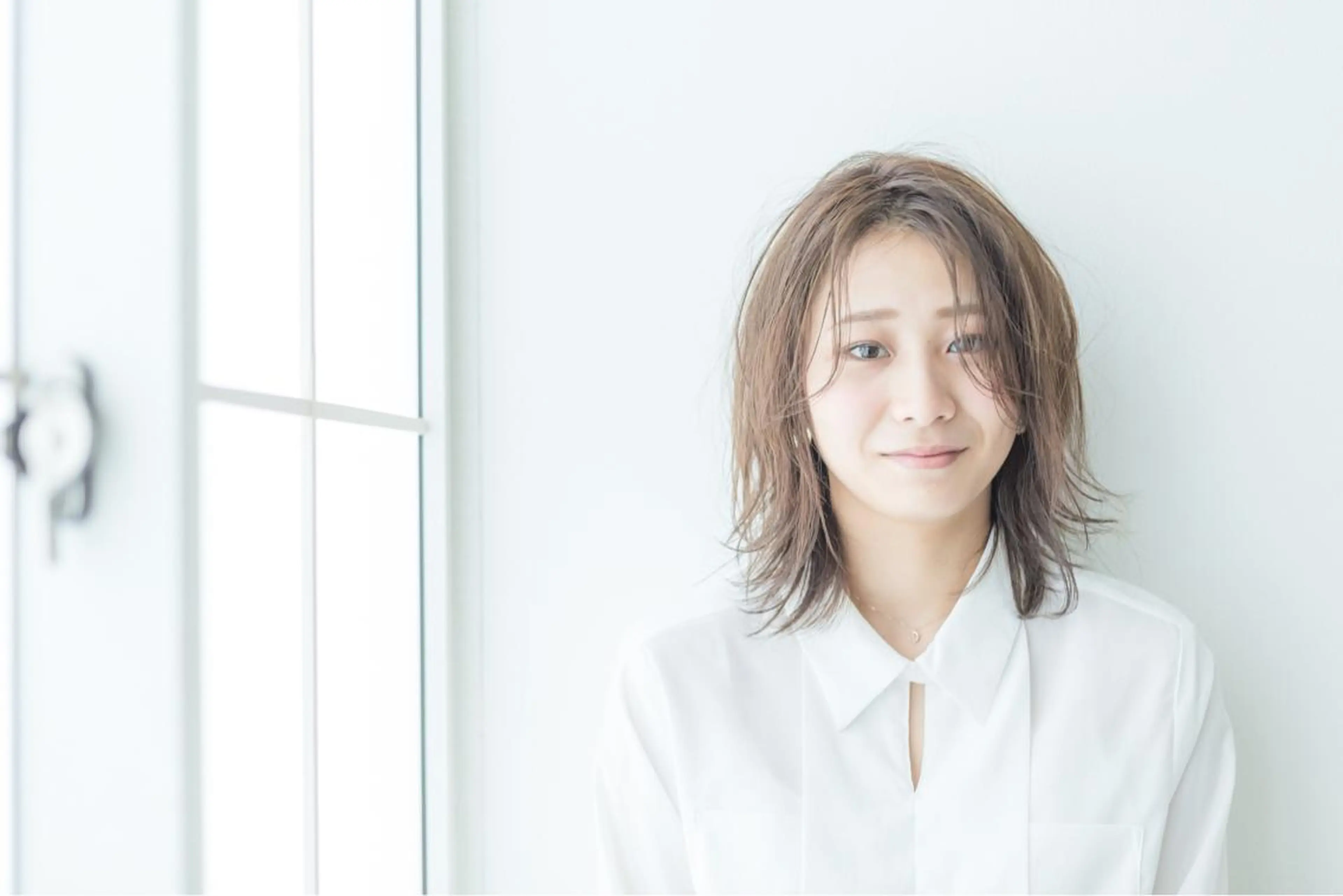 ミディアム カラー パーマ シールエクステ⭐️ オオミタクヤのヘアスタイル