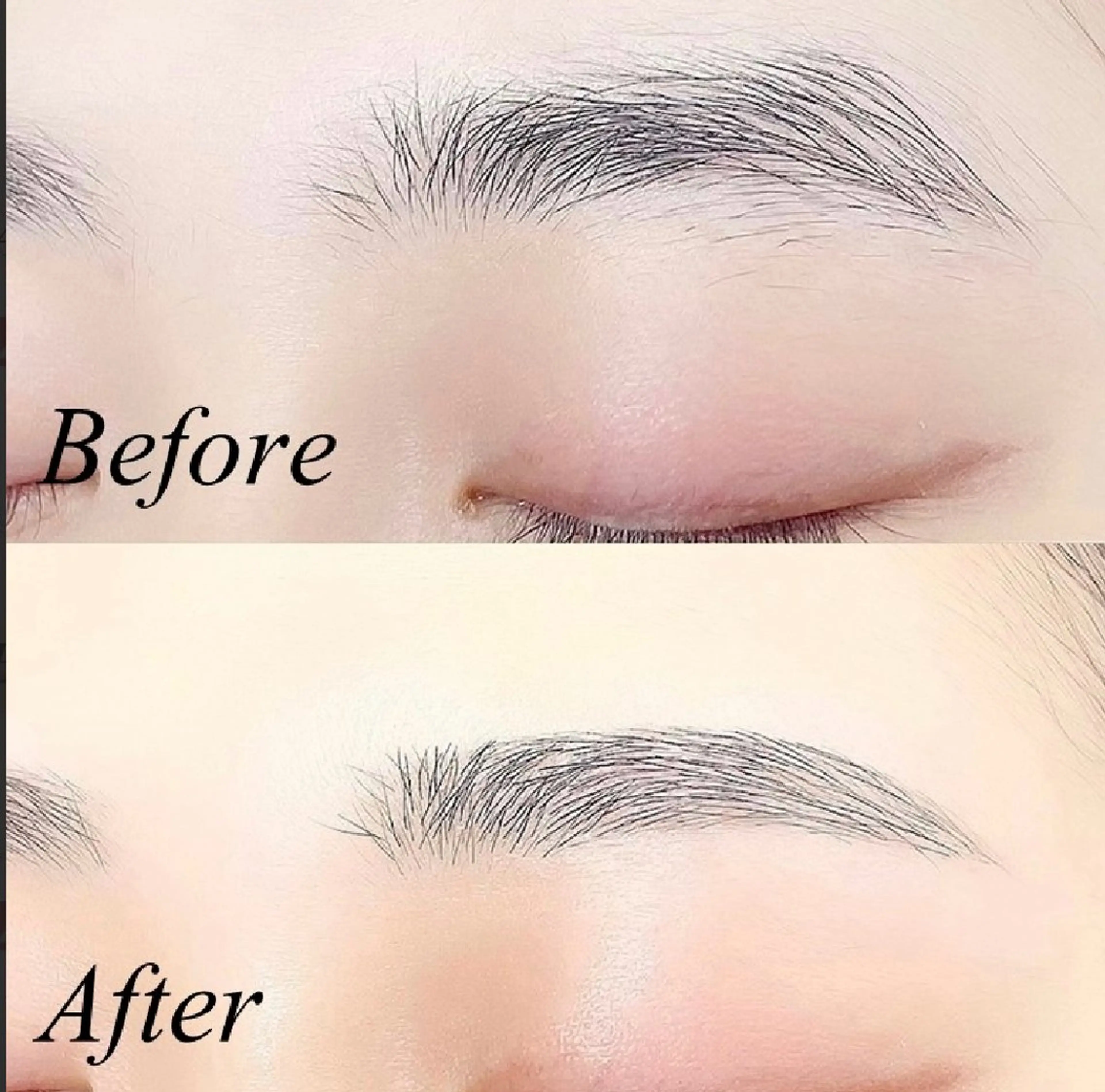 学割U24🎓《ツルツル美顔💆🏻》美眉アイブロウWAX＋フルフェイス(メイク込) ¥7000の写真