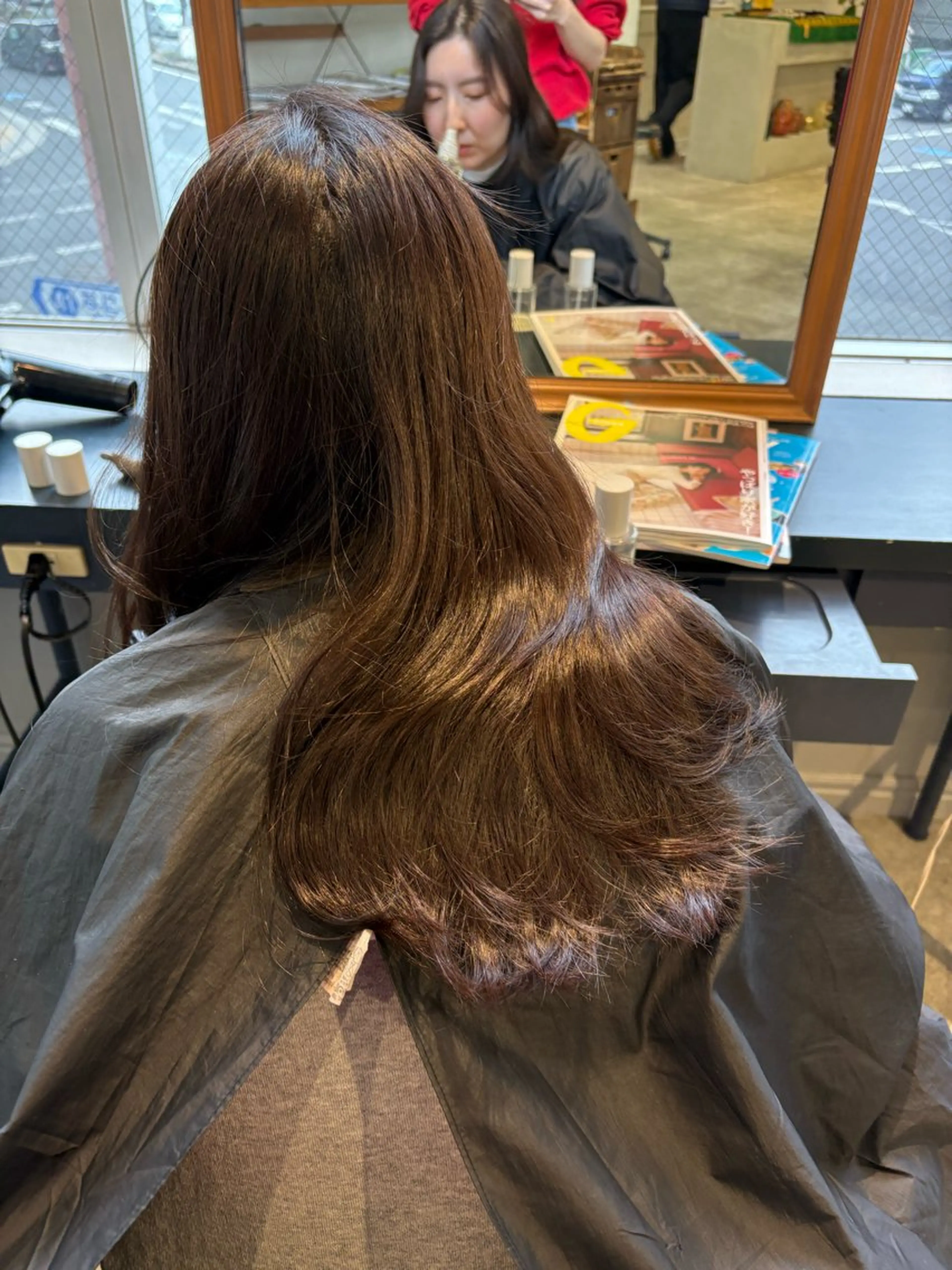 ロング ヘアカラー SIKI yuuna モテ韓国ヘア☁️のヘアスタイル