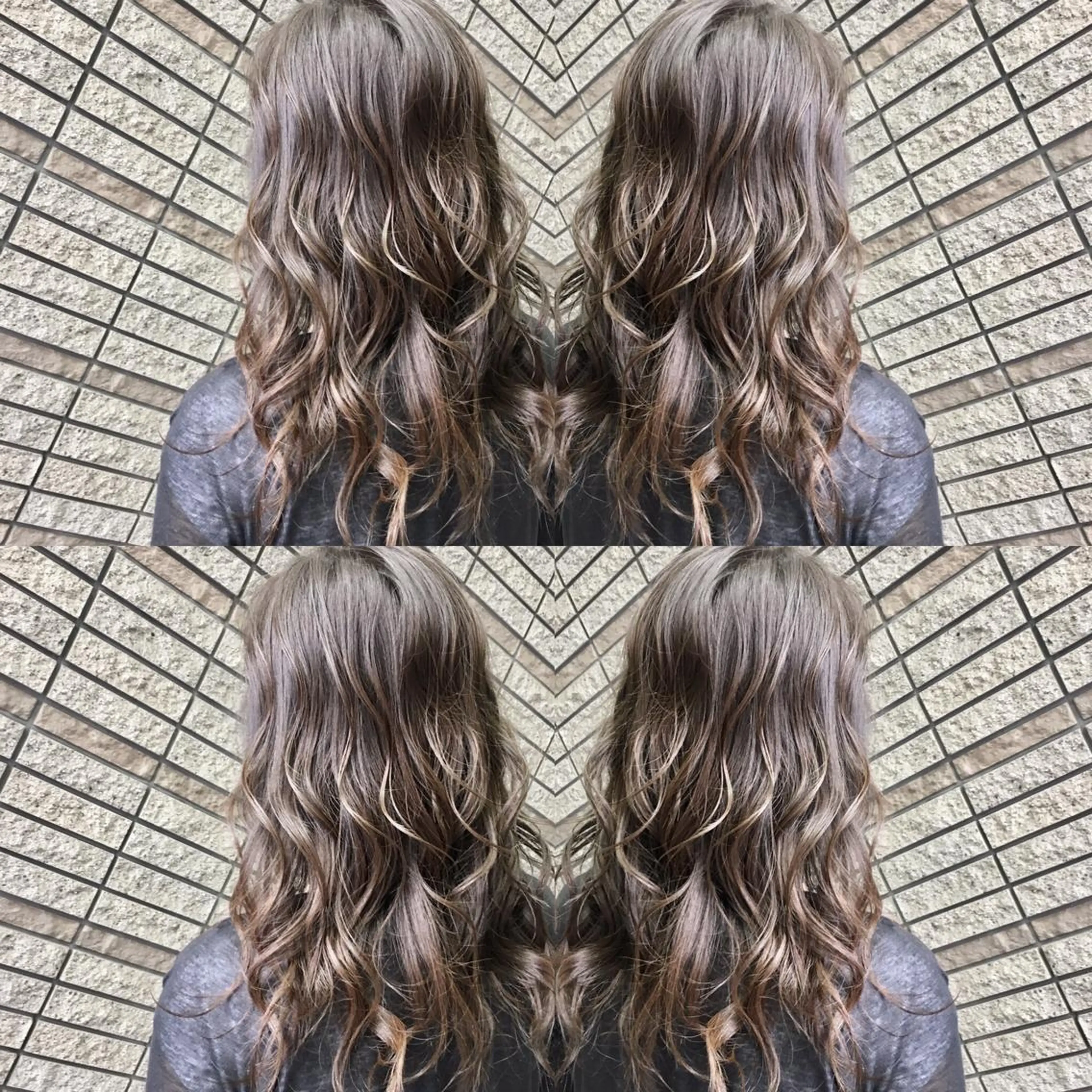 カラー グレージュ イルミナカラー 外国人風カラー 縮毛矯正 N° jillva ♦️川端裕司♦️のヘアスタイル