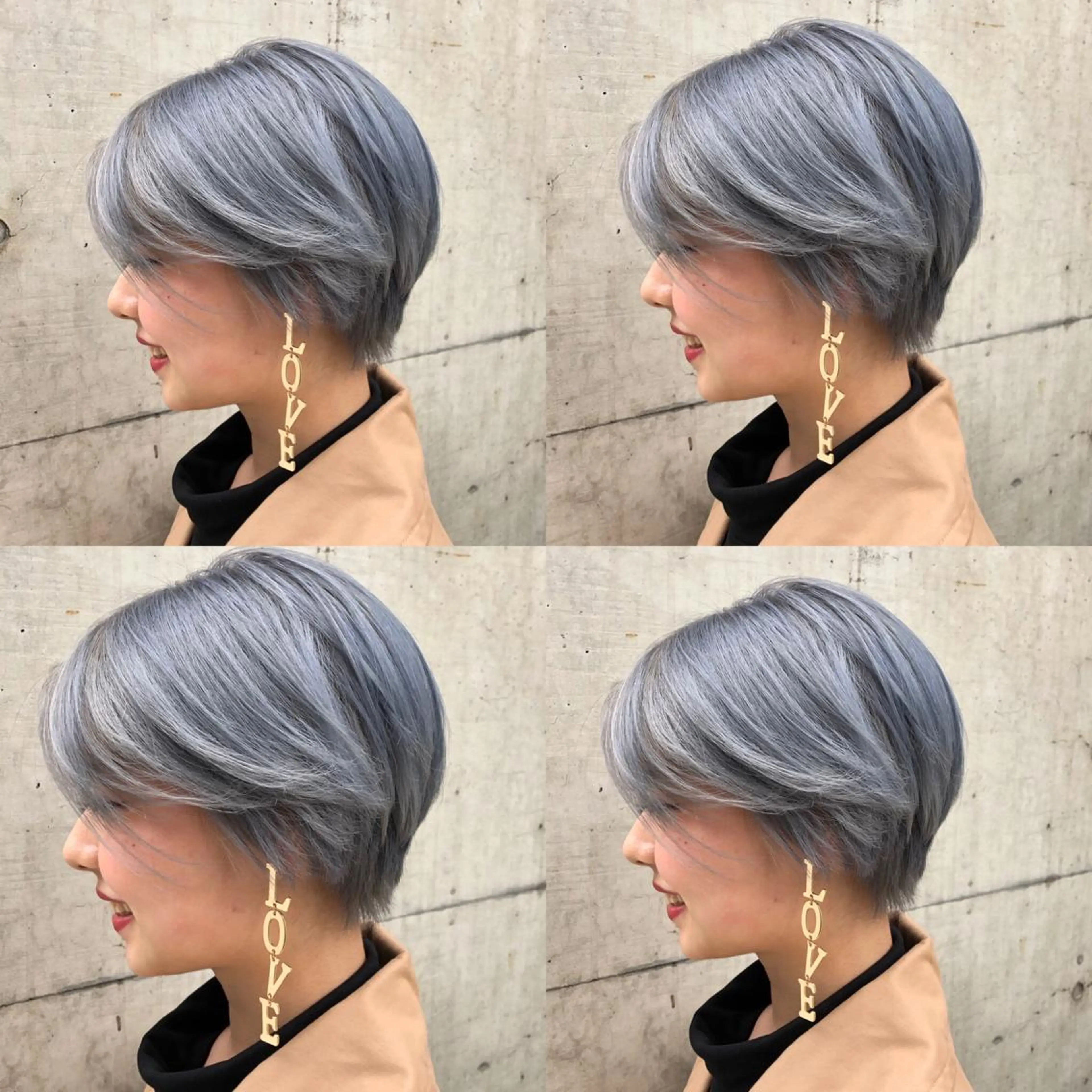ショート カラー カット パーマ トリートメント ヘアセット メンズカット/波巻き TAKUMAのヘアスタイル