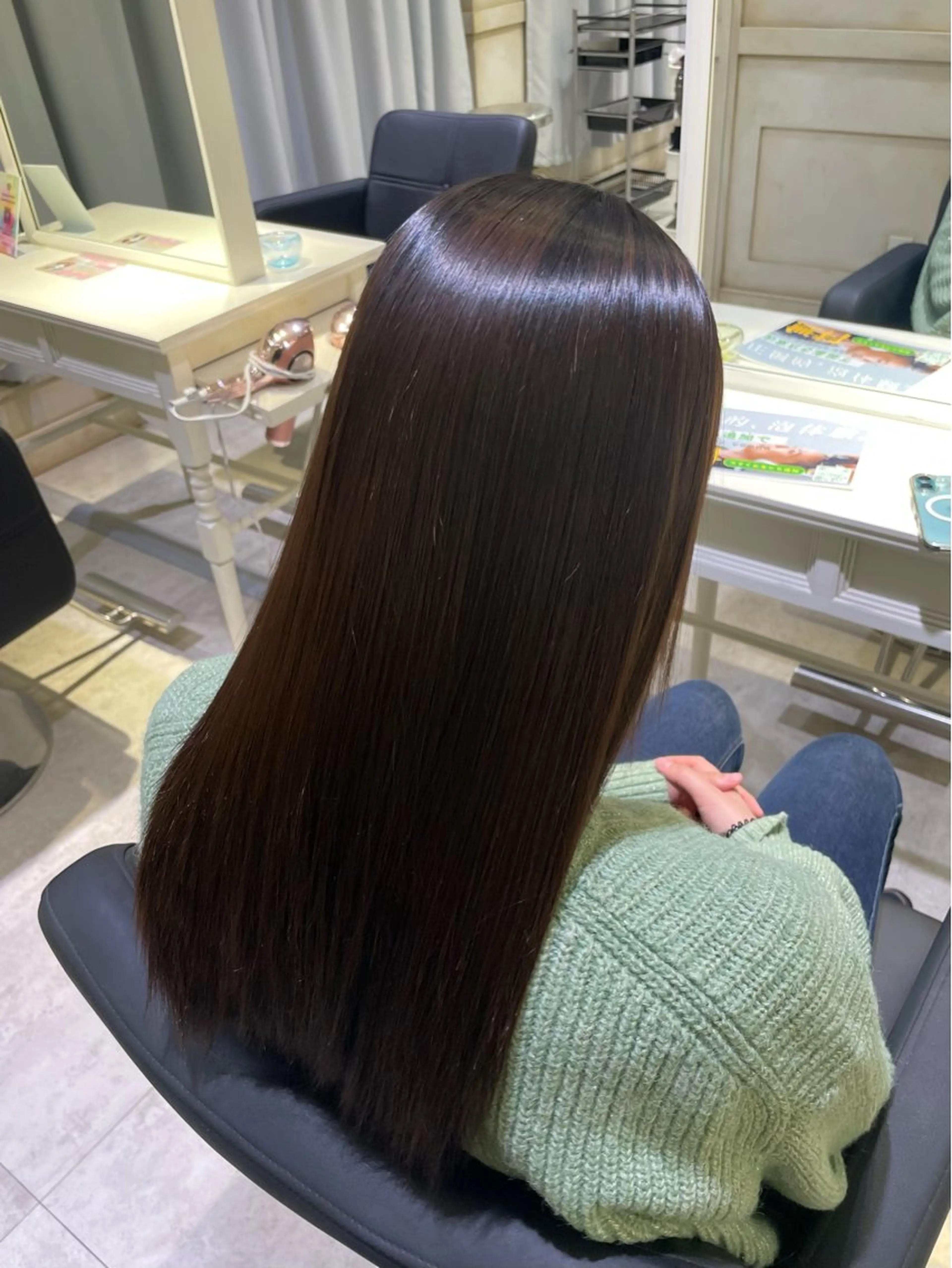💎ミニモ学割☘️絹美髪💎縮毛矯正+トリートメントの写真