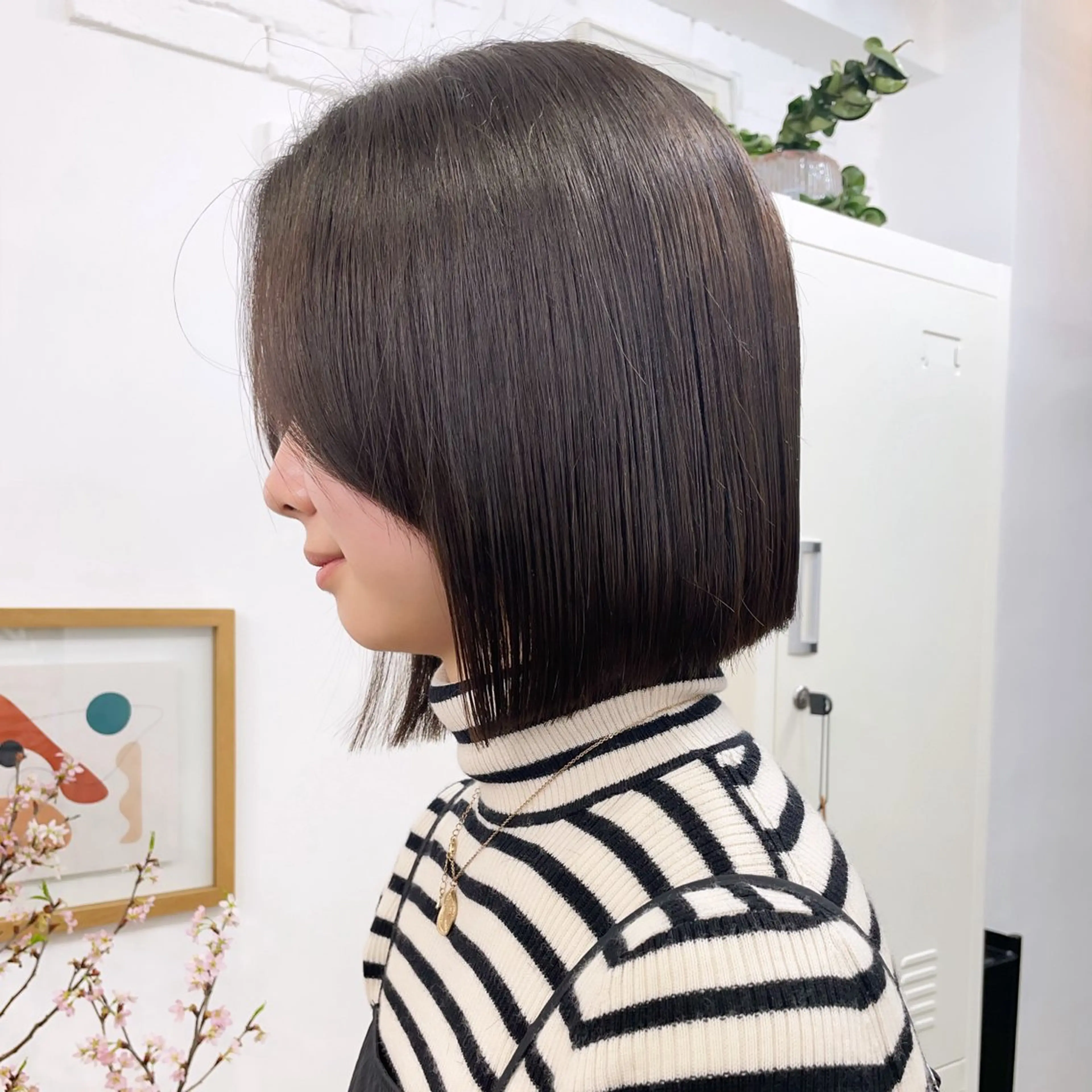 ショート ボブ トリートメント カット トリートメント ✨髪質改善✨原宿 えのもと　はなのヘアスタイル
