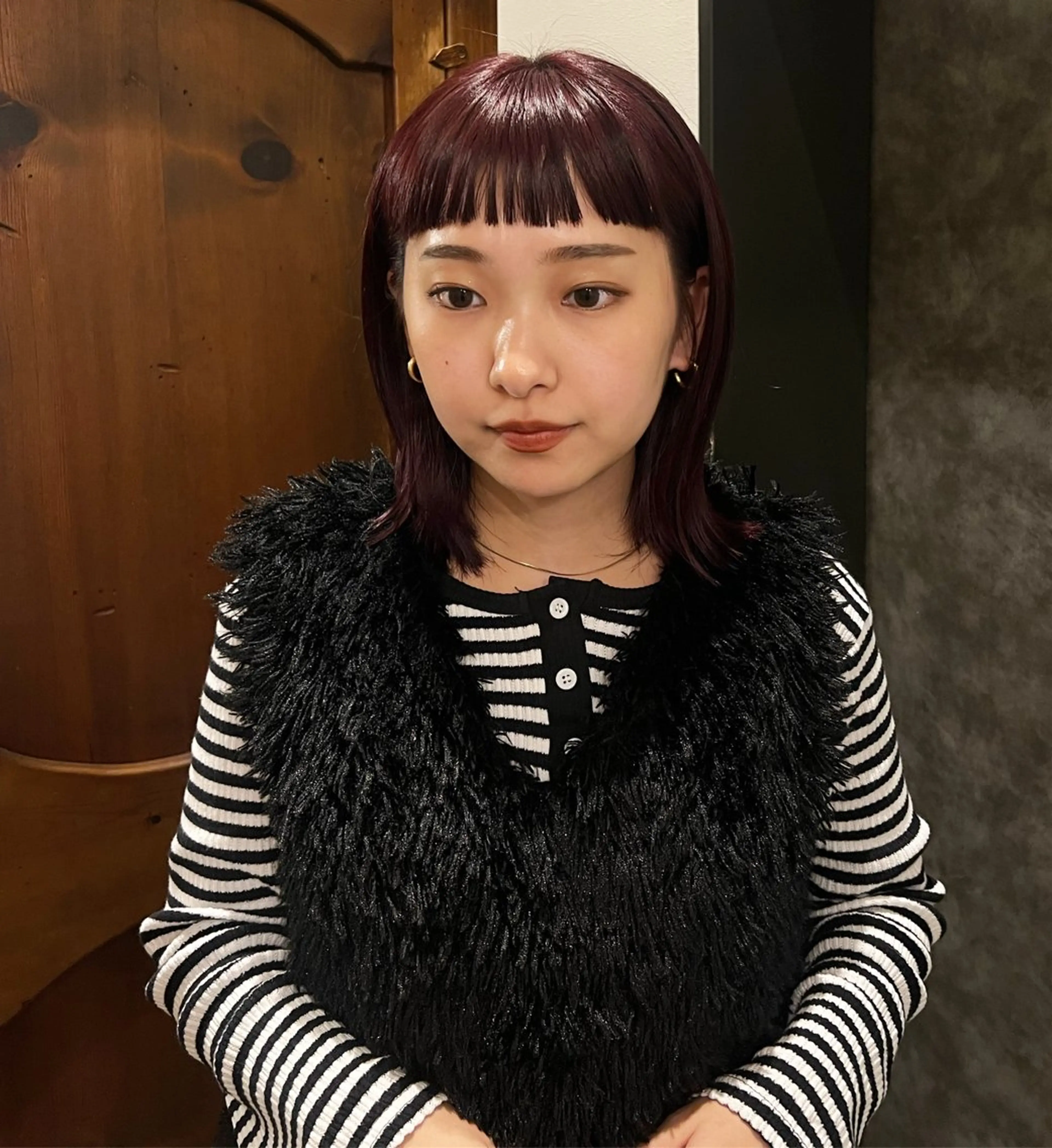 ミディアム カラー ヘアカラー 似合わせカット カラー🪿 moeのヘアスタイル