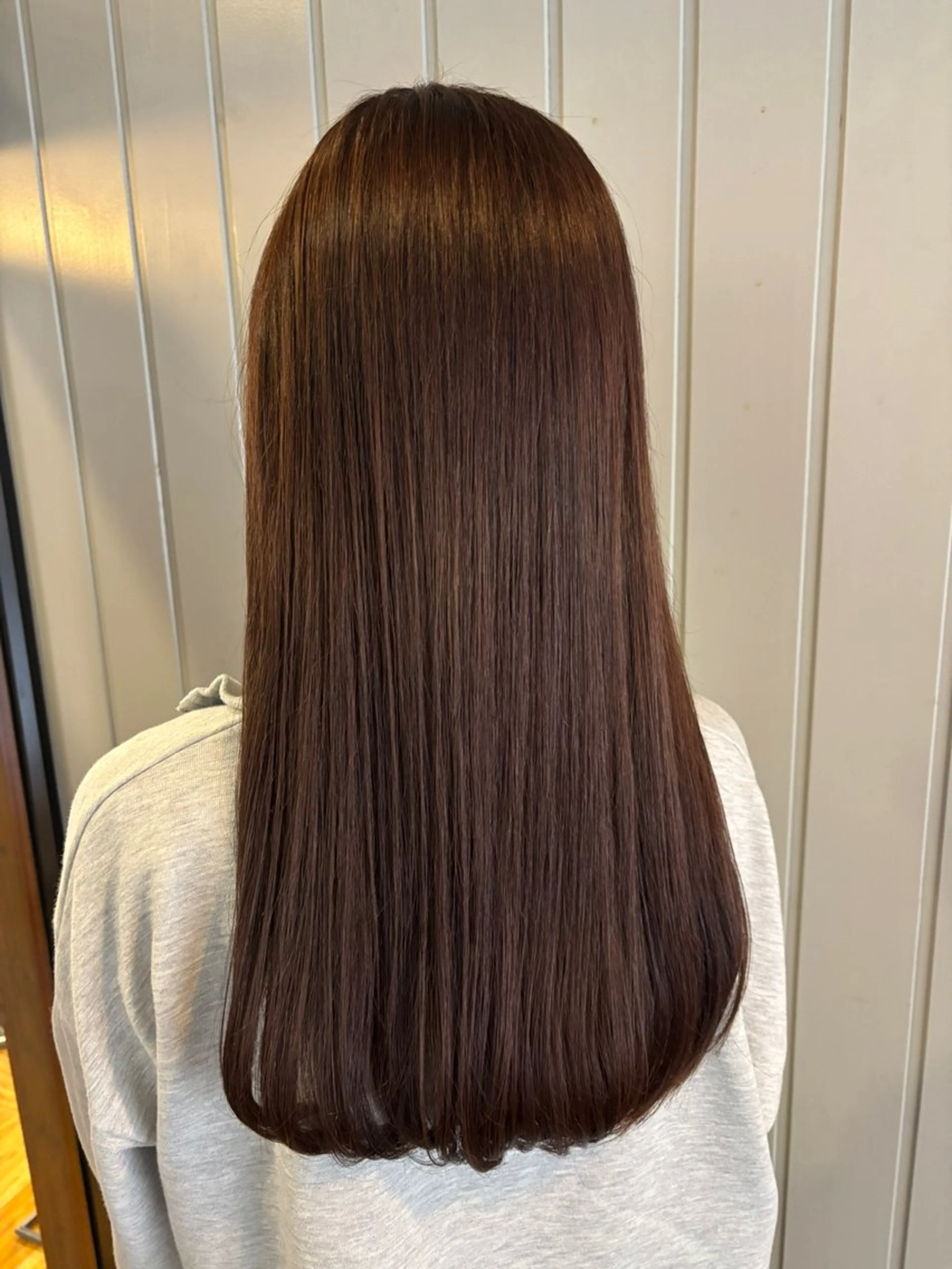 ロング カラー カット パーマ Aujua認定サロン /Rena/暖色🎀のヘアスタイル