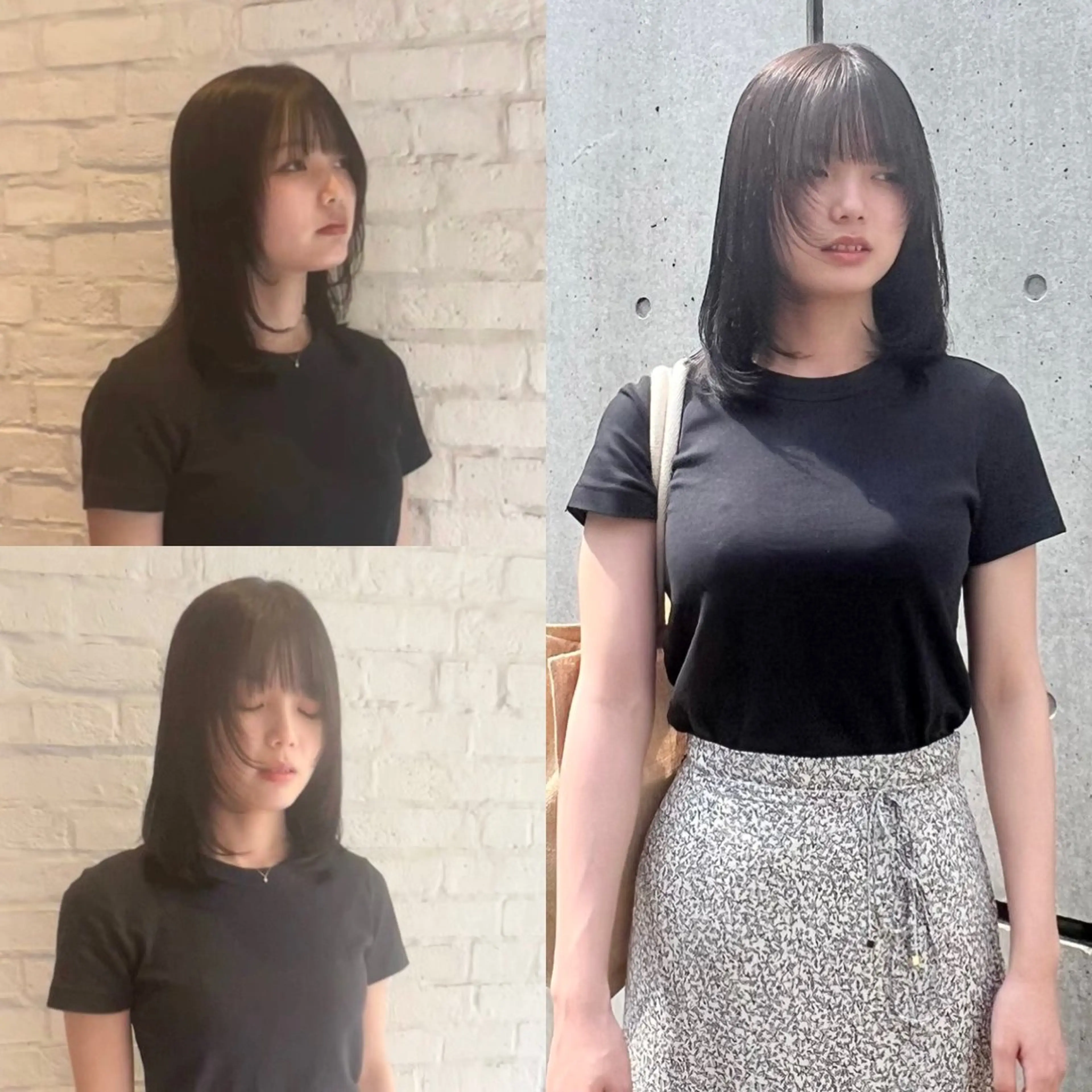 ミディアム 顔まわりレイヤー 顔周りカット レイヤーカット LOTUS表参道所属・【代表】 🌟MASA🌟美髪のヘアスタイル