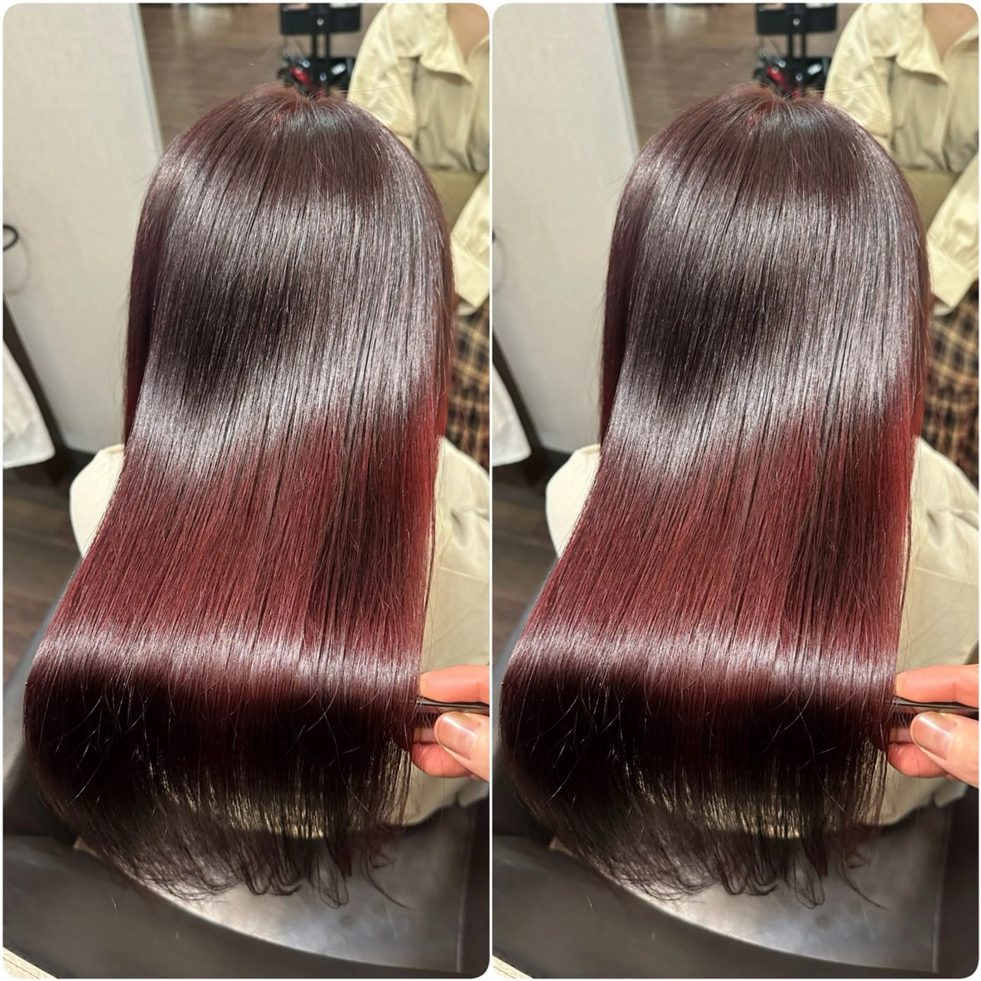 ロング カラー youres hair 東口店所属・🌸ULTOWA🌸 髪質改善/縮毛/店長のヘアスタイル