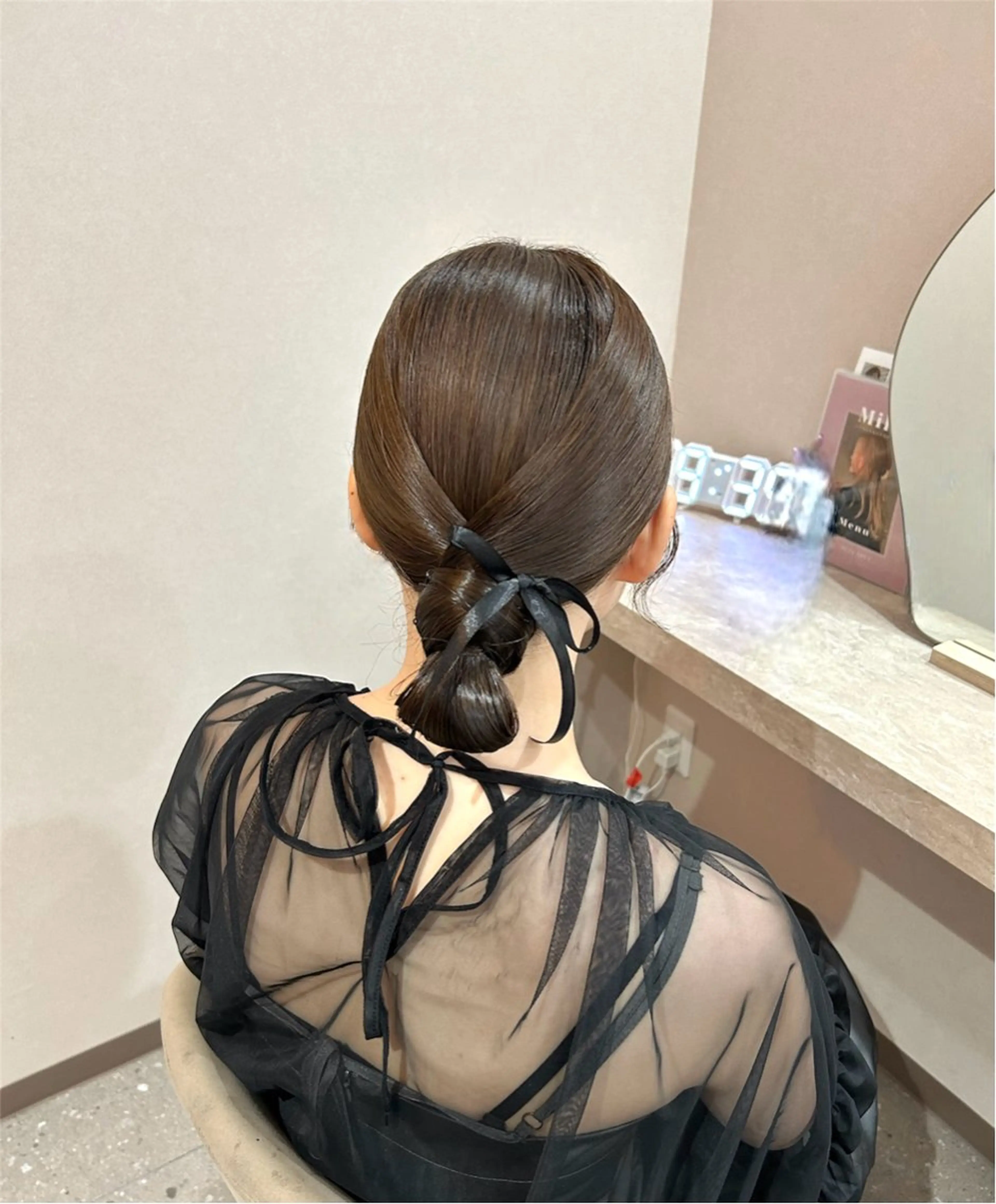 セミロング ヘアセット Mila Hazukiのヘアスタイル