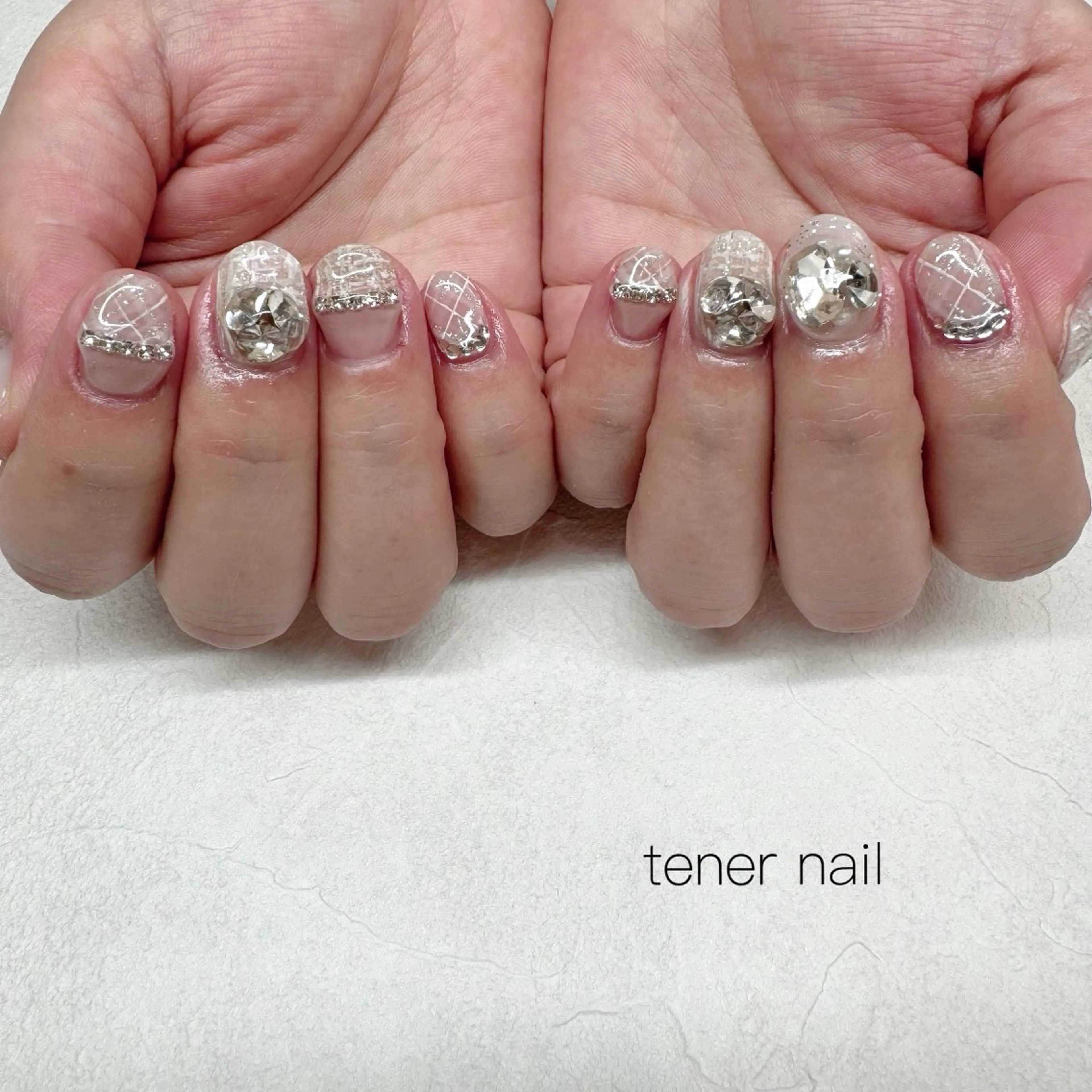 ネイル キラキラネイル ハンドネイル tener  nail  テネルネイル所属・テネルネイル tener nailのネイルデザイン