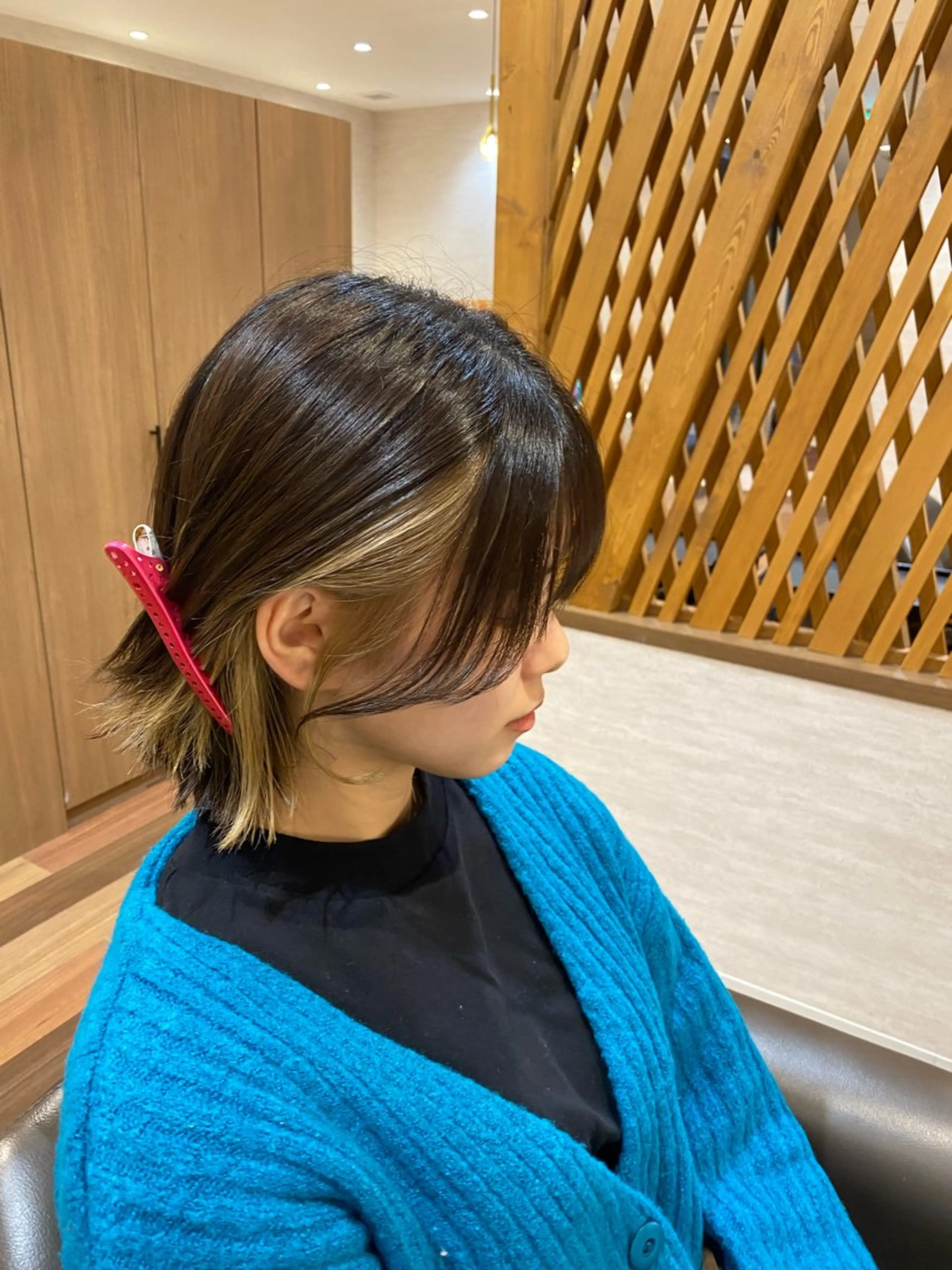 ショート ボブ 森 千風優のヘアスタイル