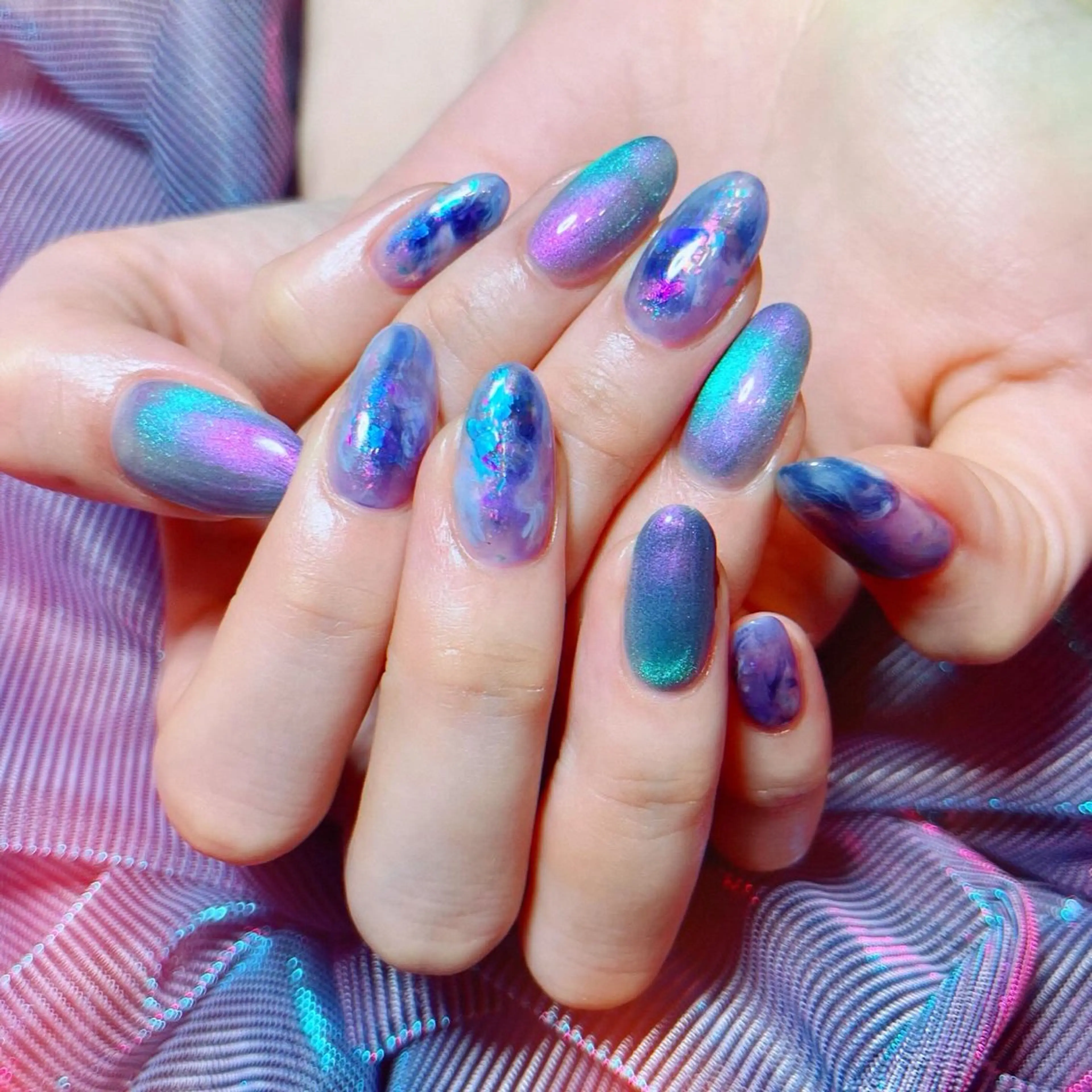 ネイル ニュアンスネイル ハンドネイル ruirui.naildesign所属・RUI ☆のネイルデザイン