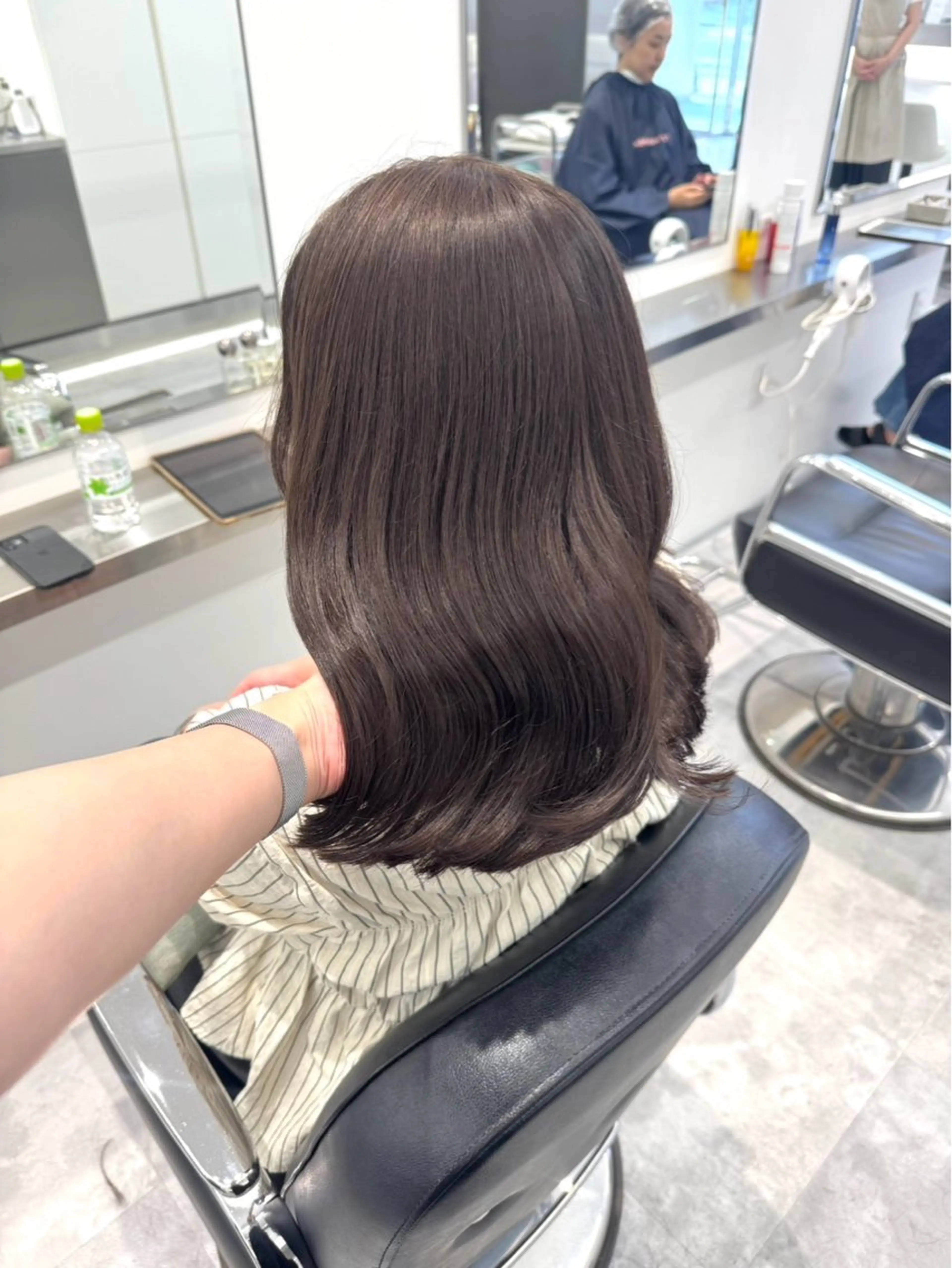 ロング カラー ヘアカラー トリートメント ParveMix🍀 藤原愛未のヘアスタイル