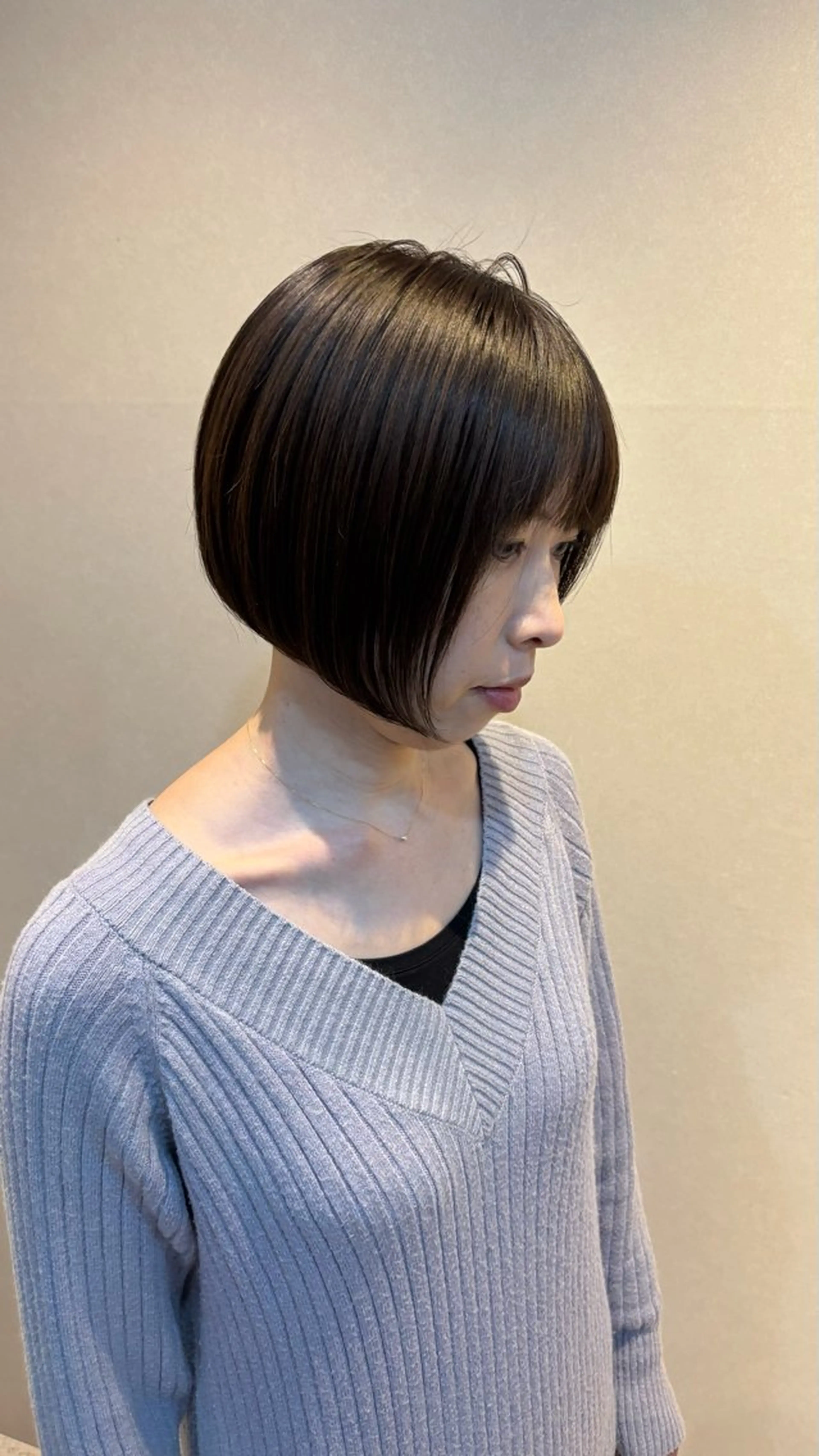 ショート 切りっぱなしボブ ボブ ショートヘア HARUKI  MINATO Japan広島紙屋町店所属・hmj紙屋町店 脊戸智志のヘアスタイル