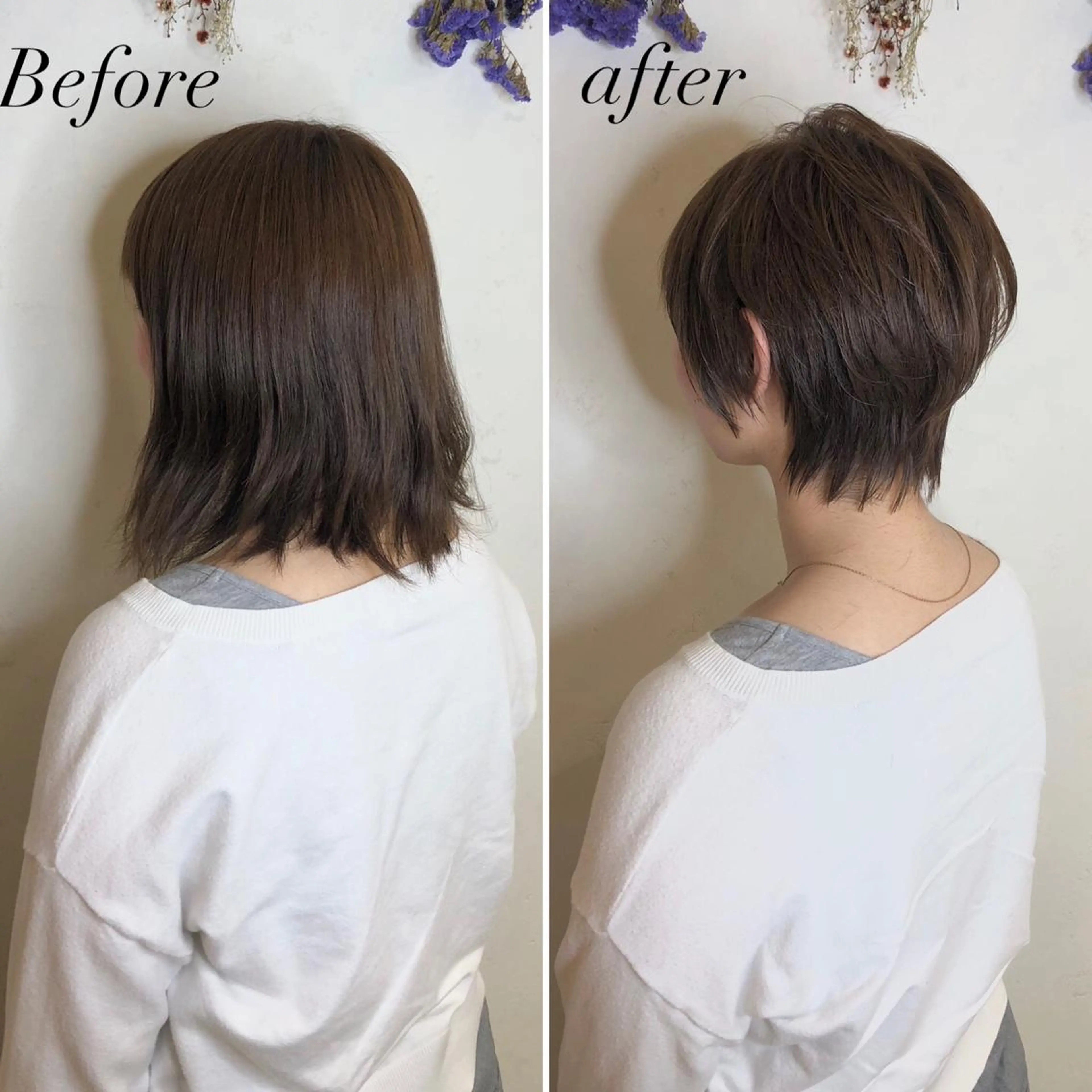 ショート カラー カット ヘアカラー トリートメント 青山 早希🐾のヘアスタイル