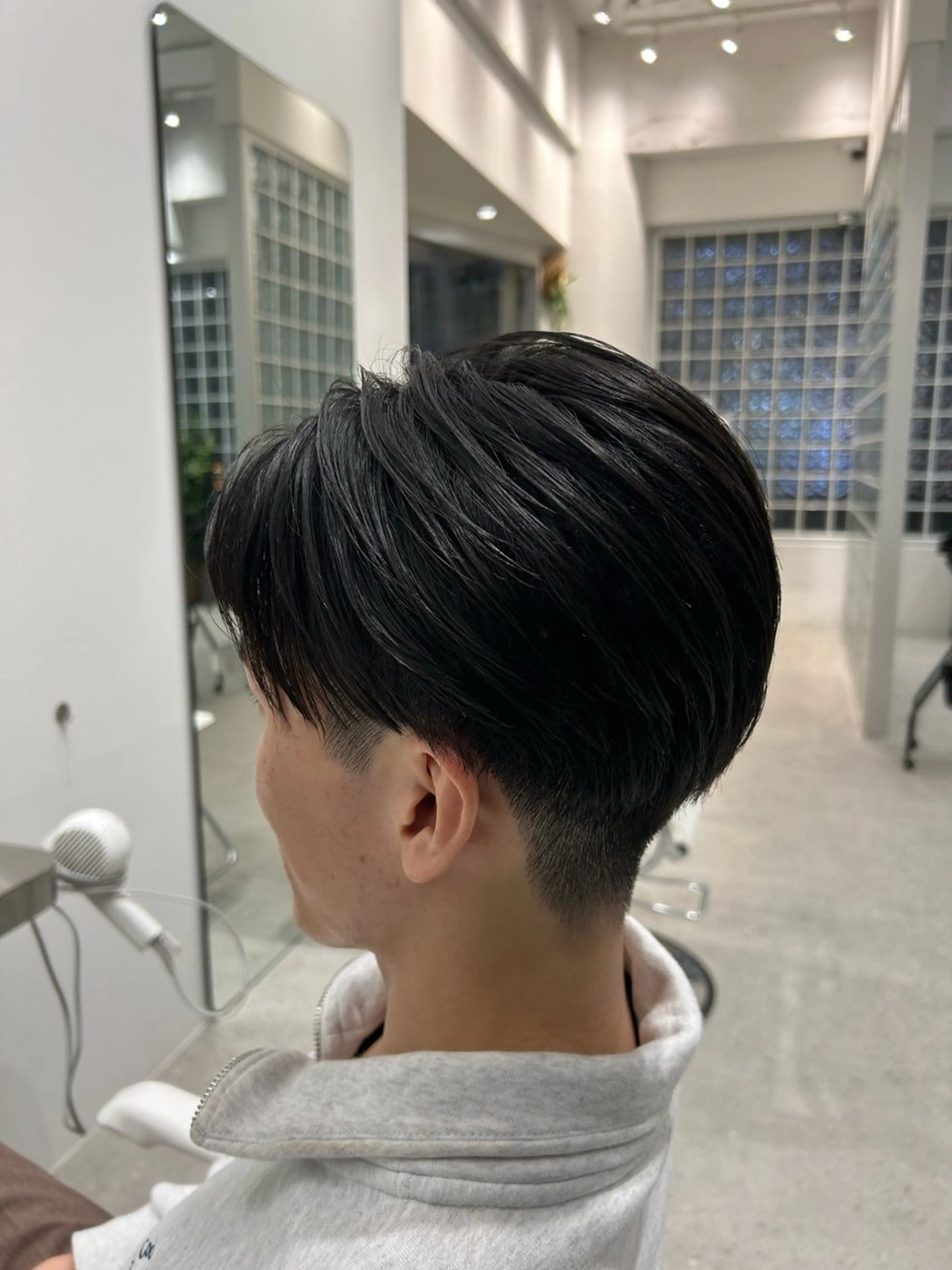 メンズ センターパート カット ヘアセット 無料ショートモデル 募集✔️SEIYAのヘアスタイル