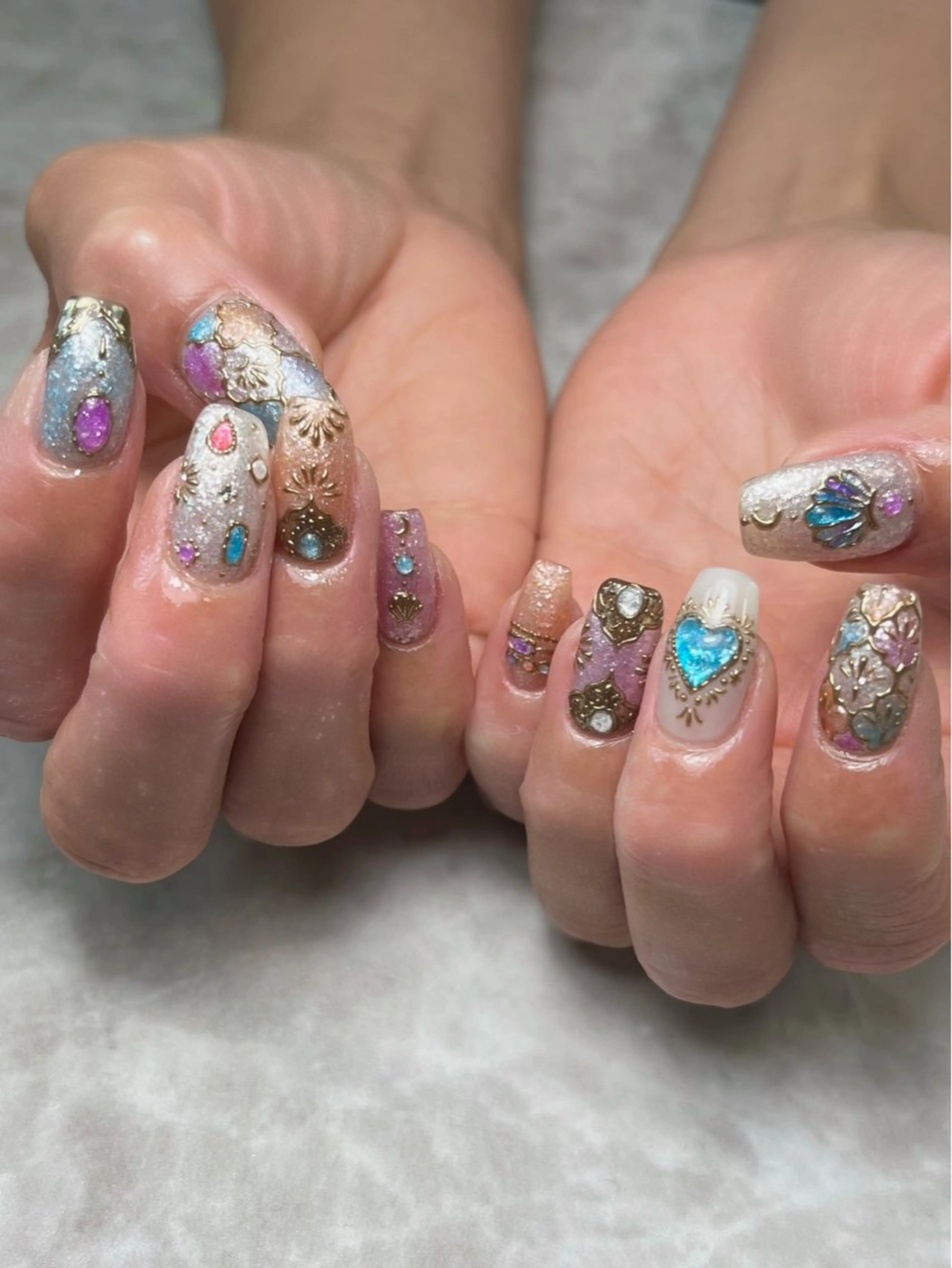 ネイル アートネイル Nailsalon E's cafeのネイルデザイン