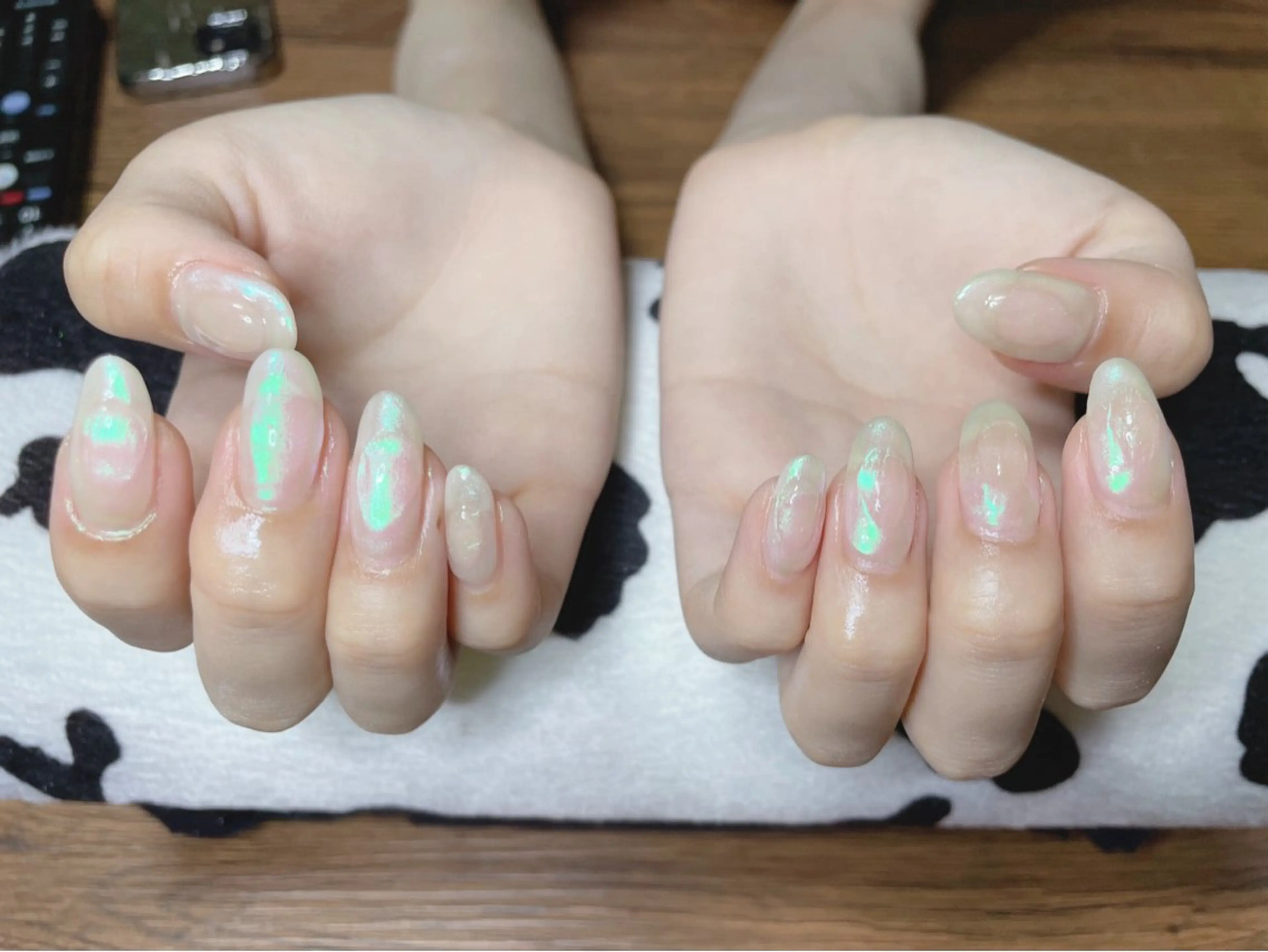 ネイル 氷ネイル・うるうるネイル ハンドネイル RUANA✱ MIYASHITAのネイルデザイン