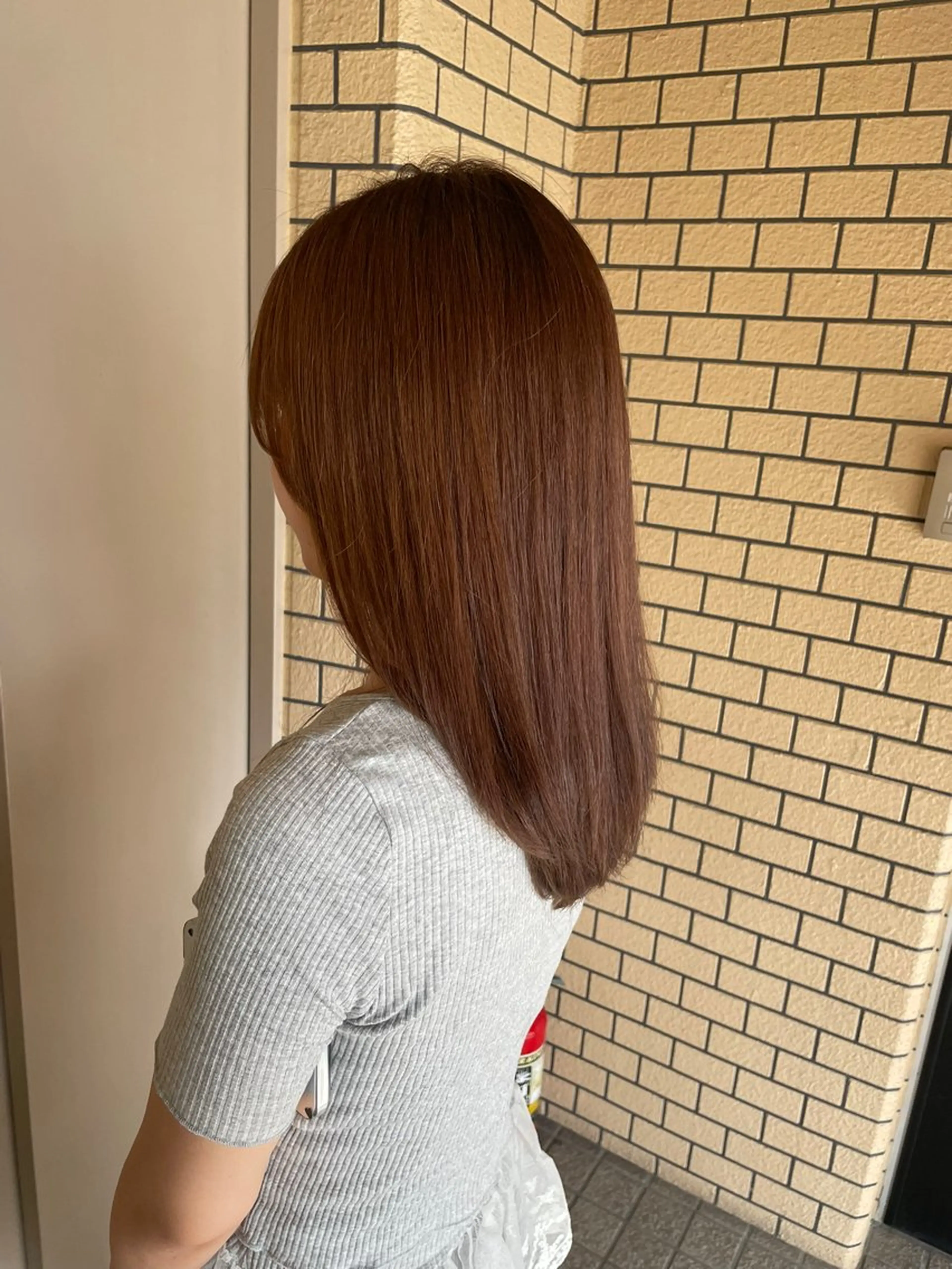 セミロング パーソナルカラー診断 /伏見/赤坂 茉央のヘアスタイル