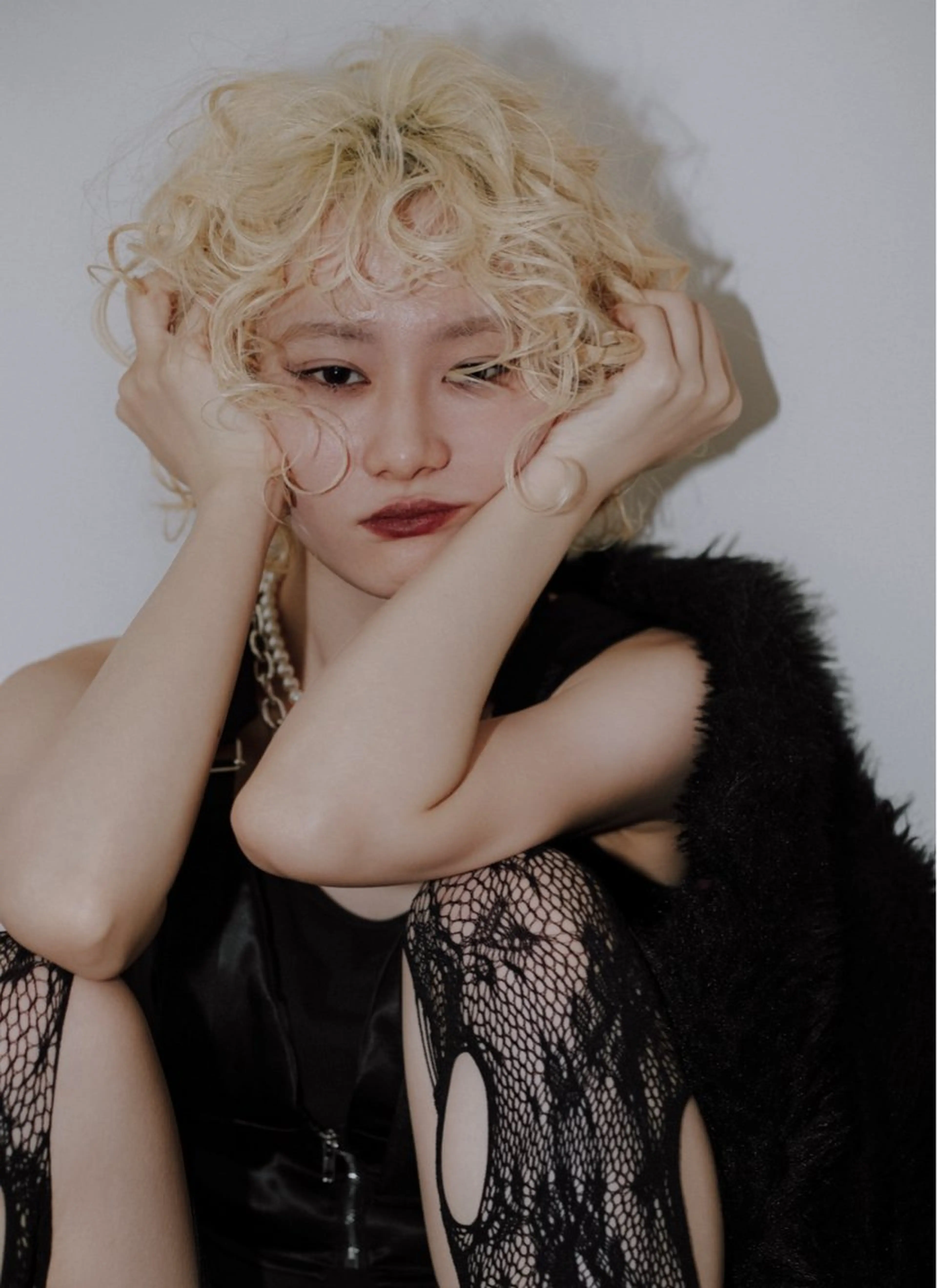 ショート ヘアカラー Iwama momokaのヘアスタイル