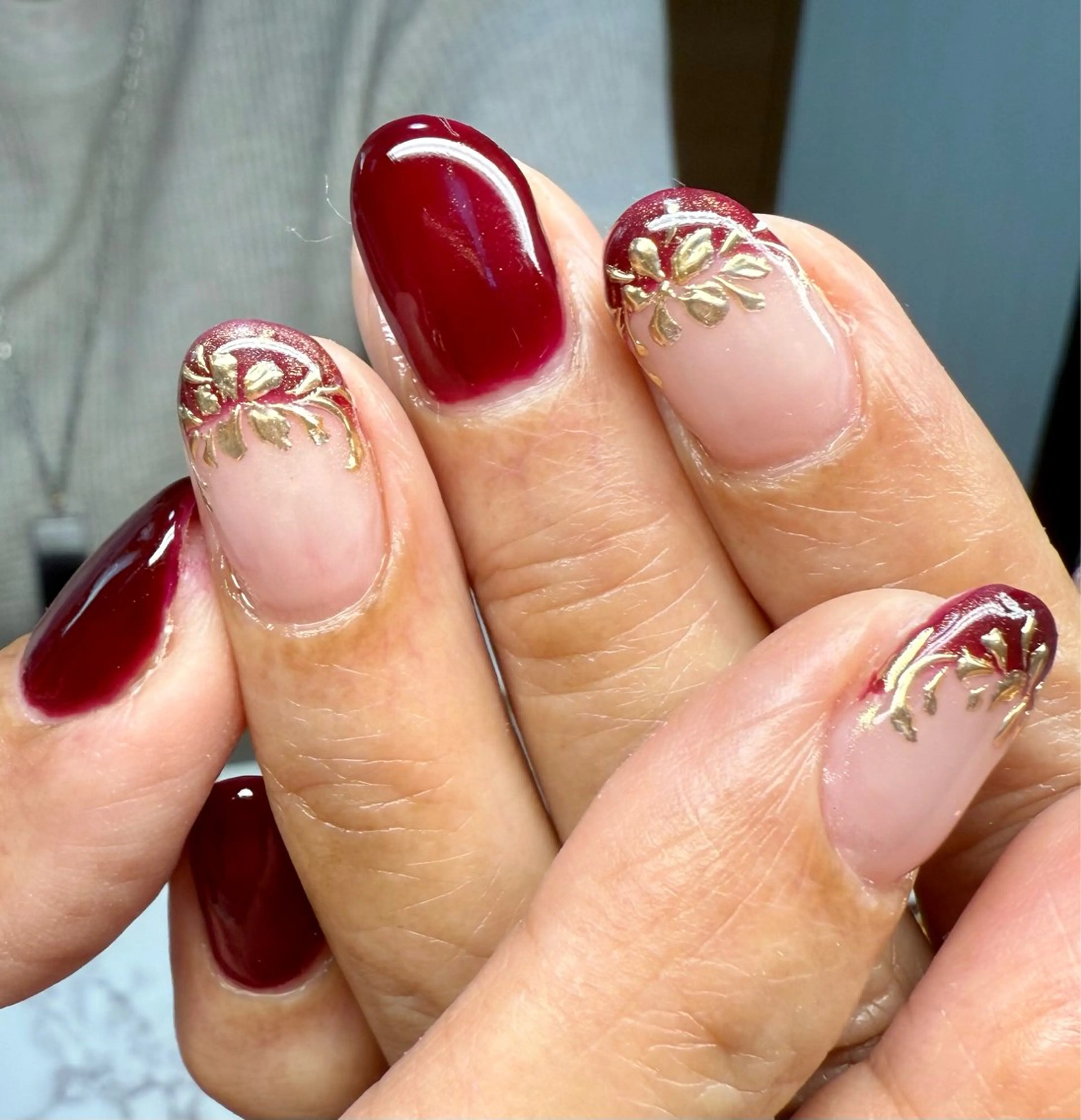 ネイル アートネイル チークネイル フレンチネイル 氷ネイル・うるうるネイル キラキラネイル M.N_ nailのネイルデザイン