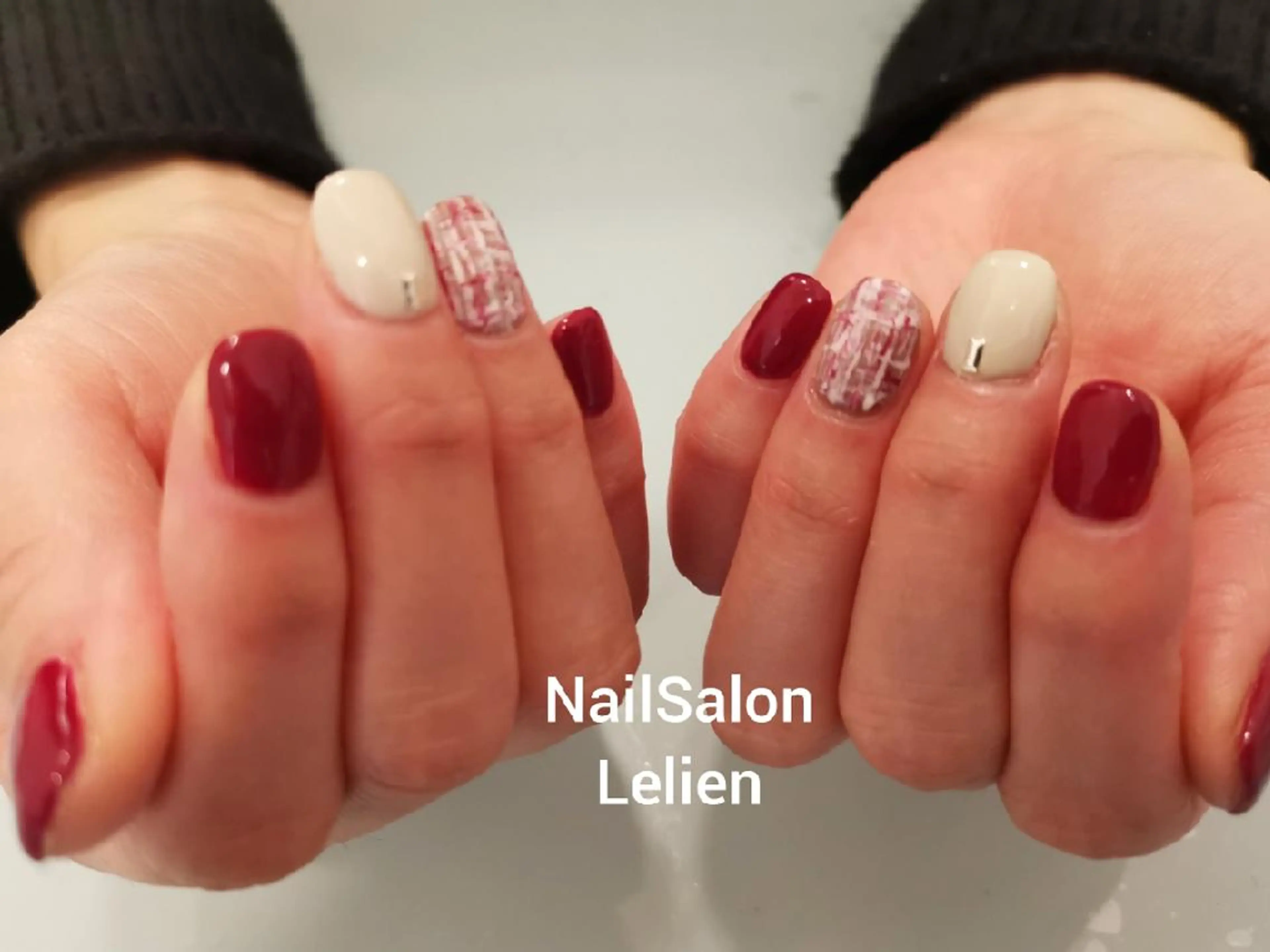 ネイル ボルドー 人気エリア💖完全個室【ルリエ】所属・ネイルサロン Lelienルリエのネイルデザイン