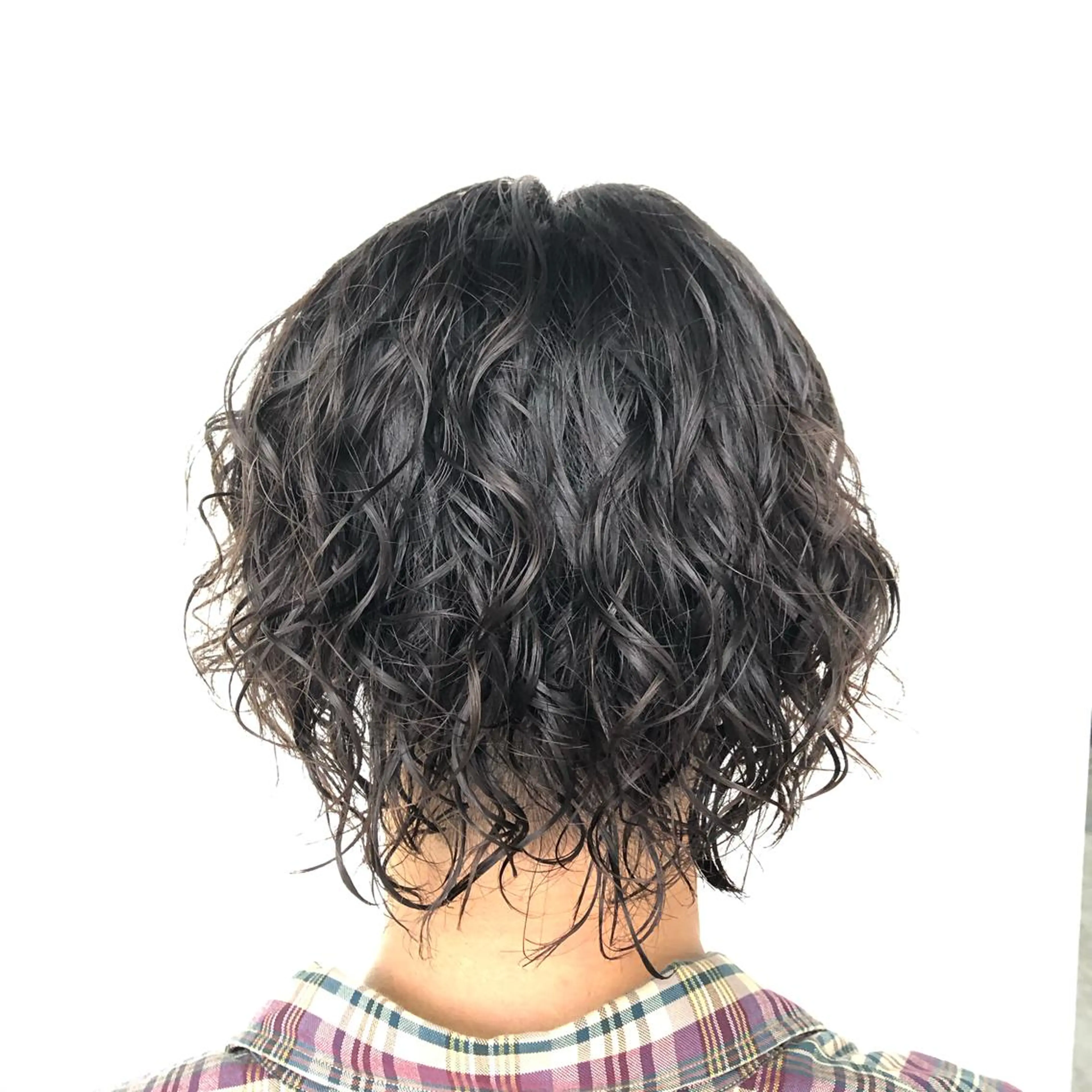 ミディアム パーマ メンズ ミディアムパーマ メンズパーマ 💎ケアブリーチ💎 ✂︎Raia✂︎‬のヘアスタイル