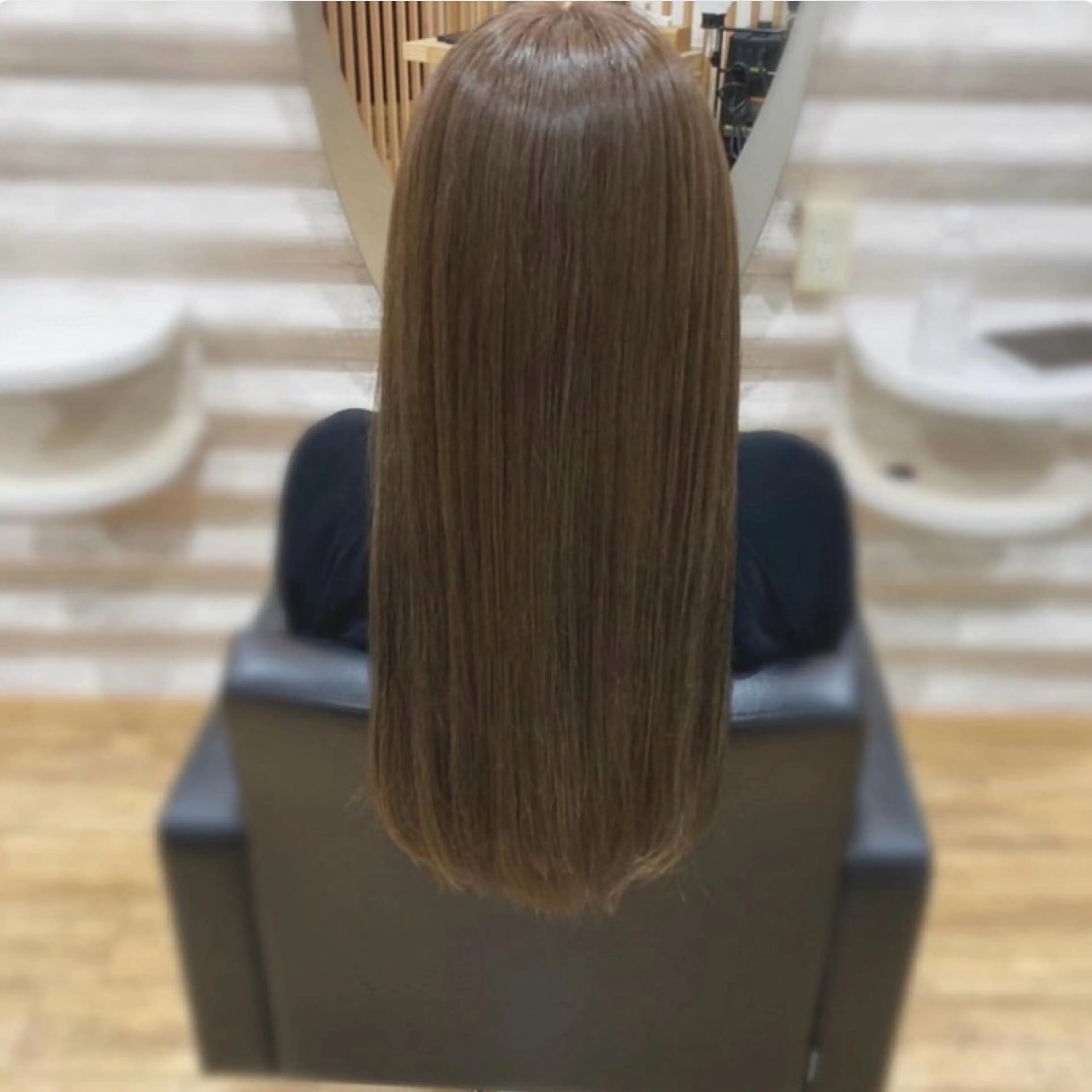 ロング カラー 髪質改善 トリートメント 艶の専門店/髪質改善 ×酸熱カラー/KONのヘアスタイル