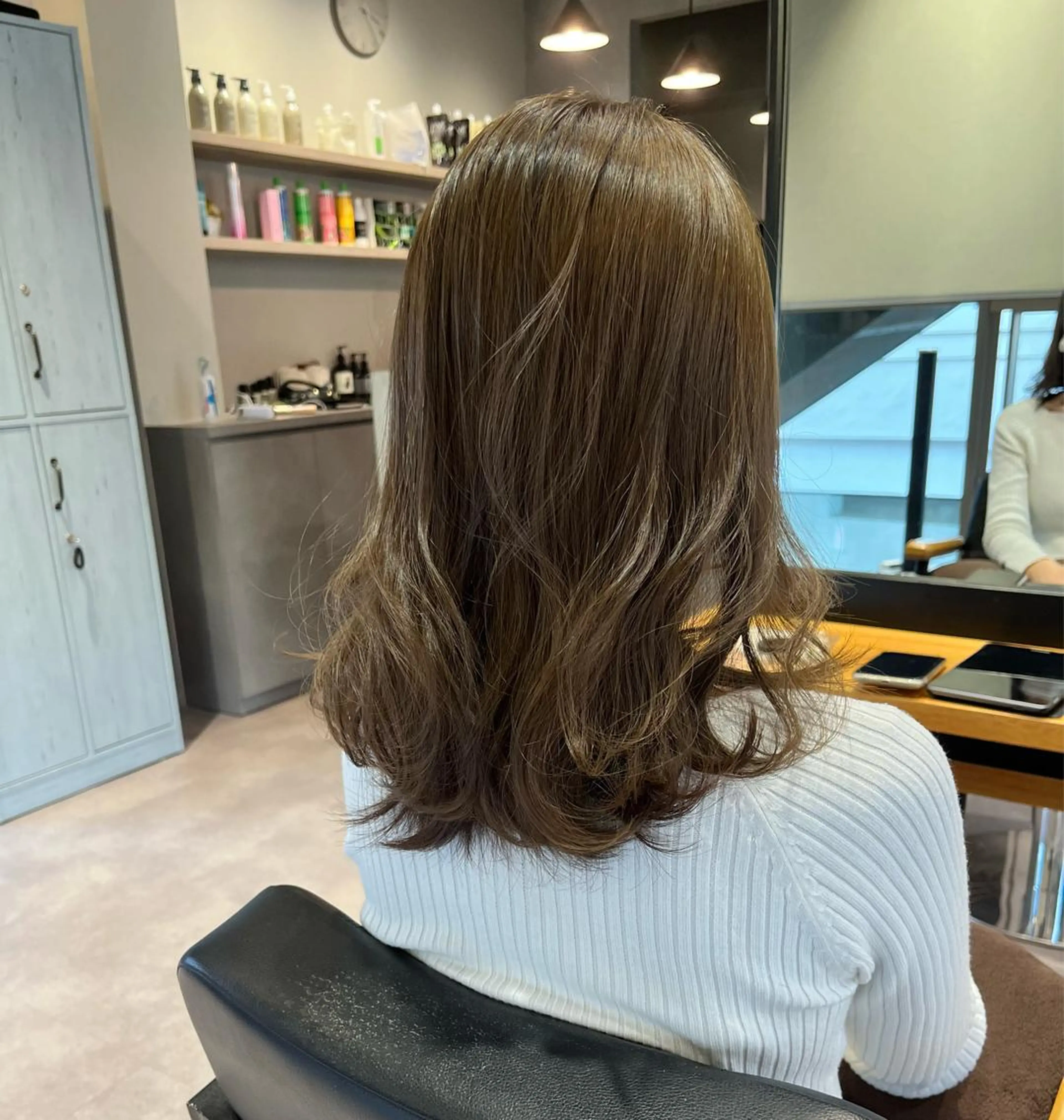 セミロング カット ヘアカラー ヘッドスパ 佐藤優太朗 似合わせ/髪質改善のヘアスタイル