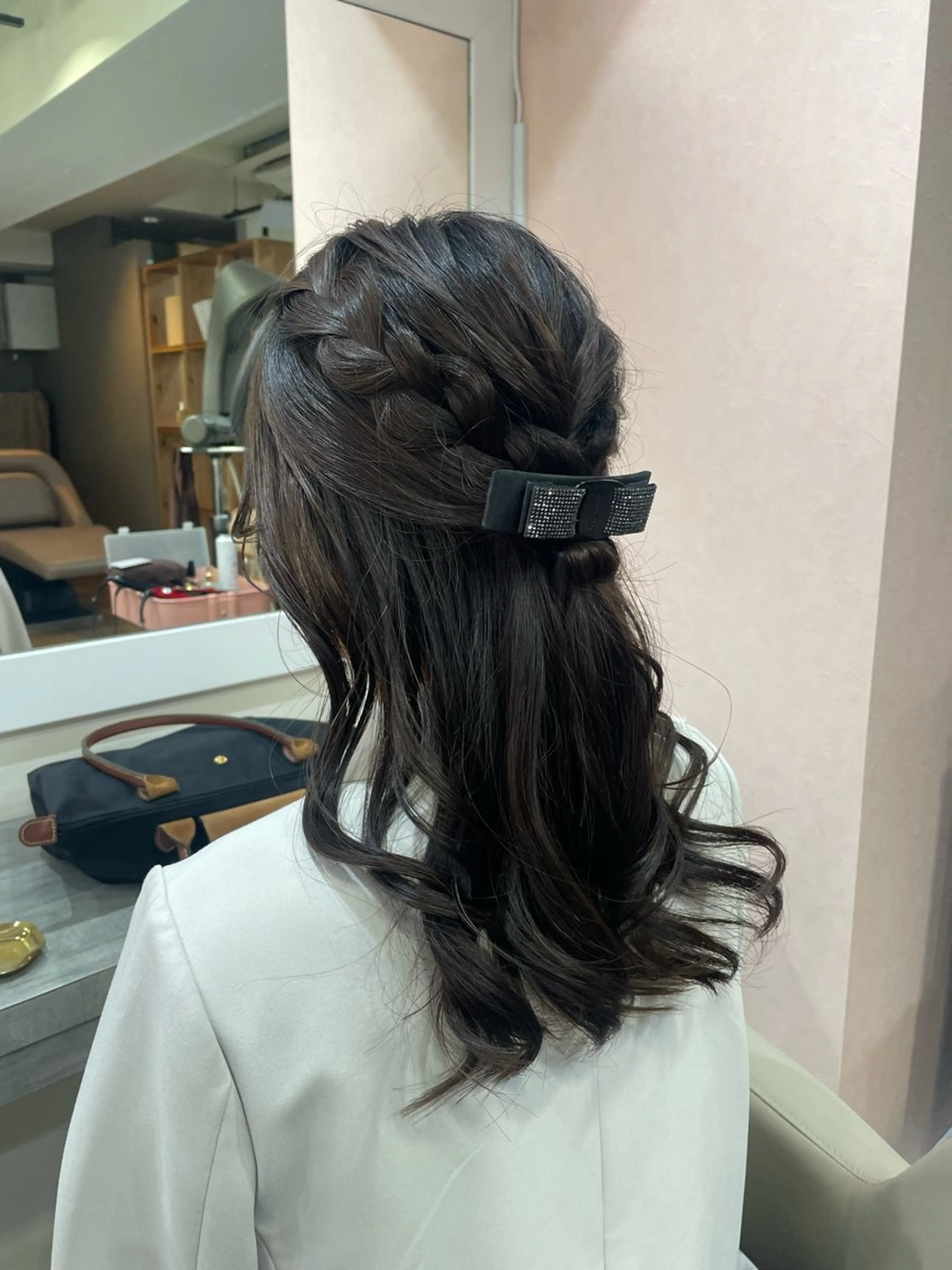 セミロング ヨシンモリ 韓国風ヘア オルチャンヘア 韓国風パーマ/ヘア セット/店長みづきのヘアスタイル