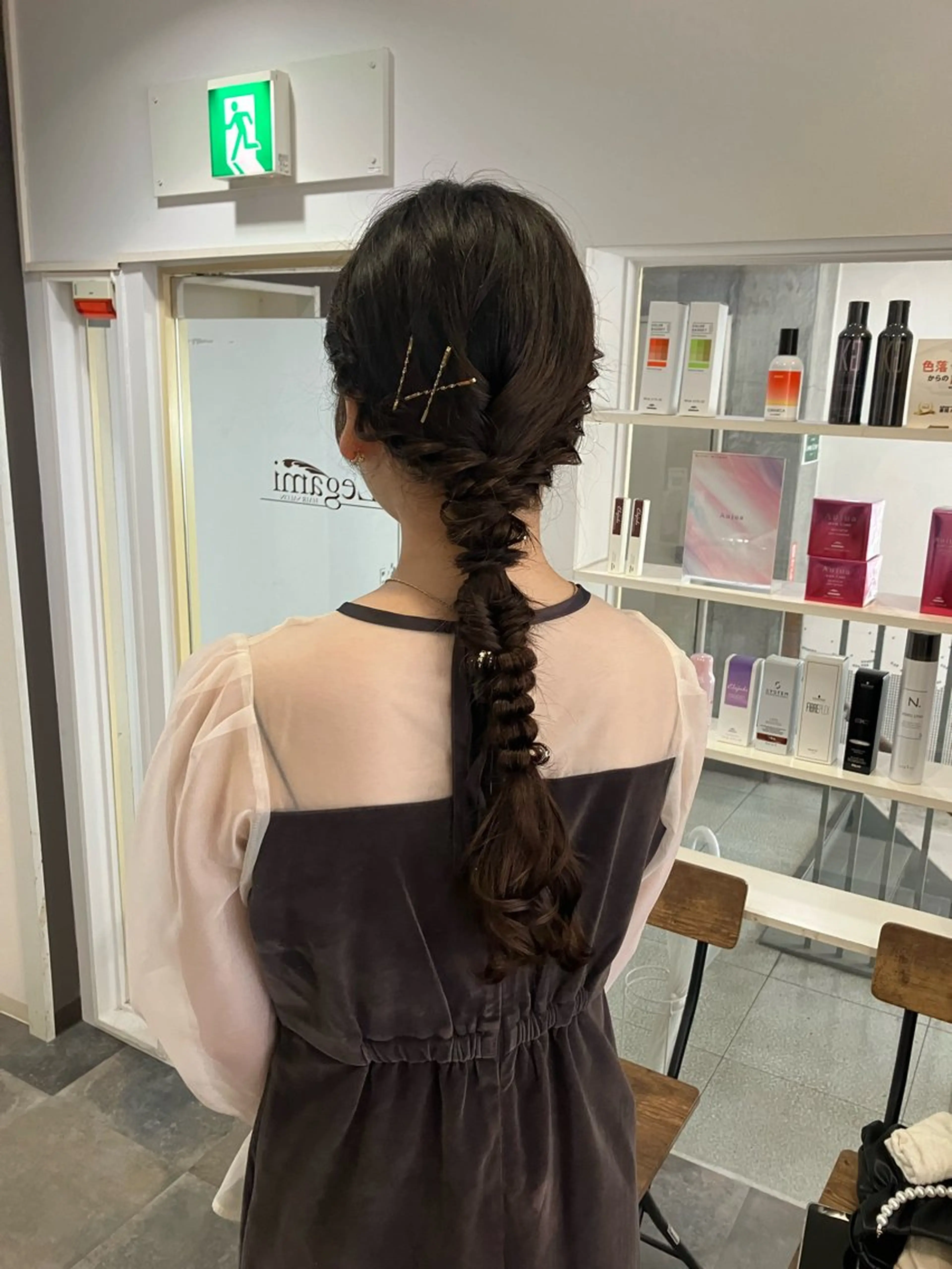 セミロング Legami 熊本(レガーミ)所属・清村 和音のヘアスタイル