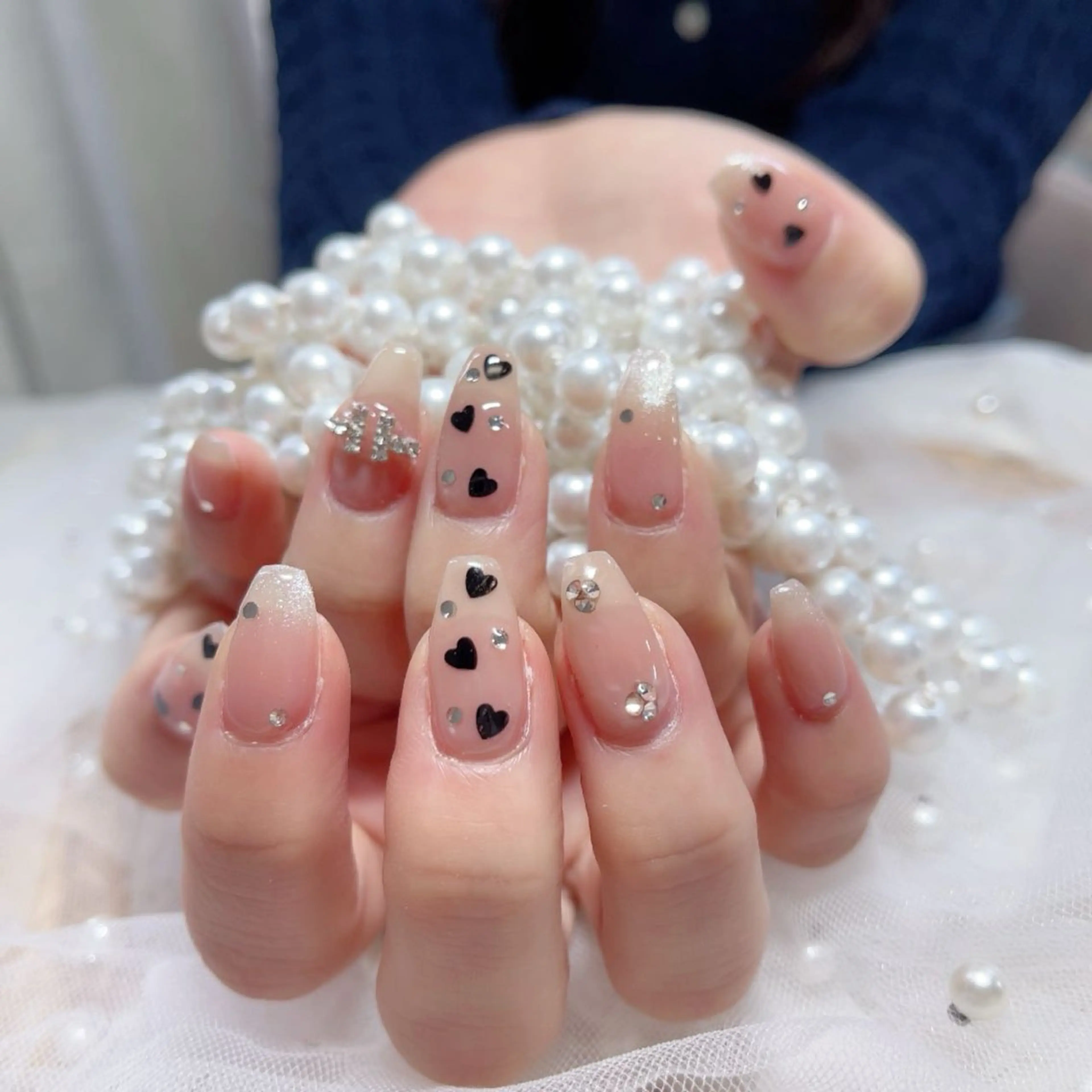 ネイル ハンドネイル M🌷nail 長さだし専門店のネイルデザイン