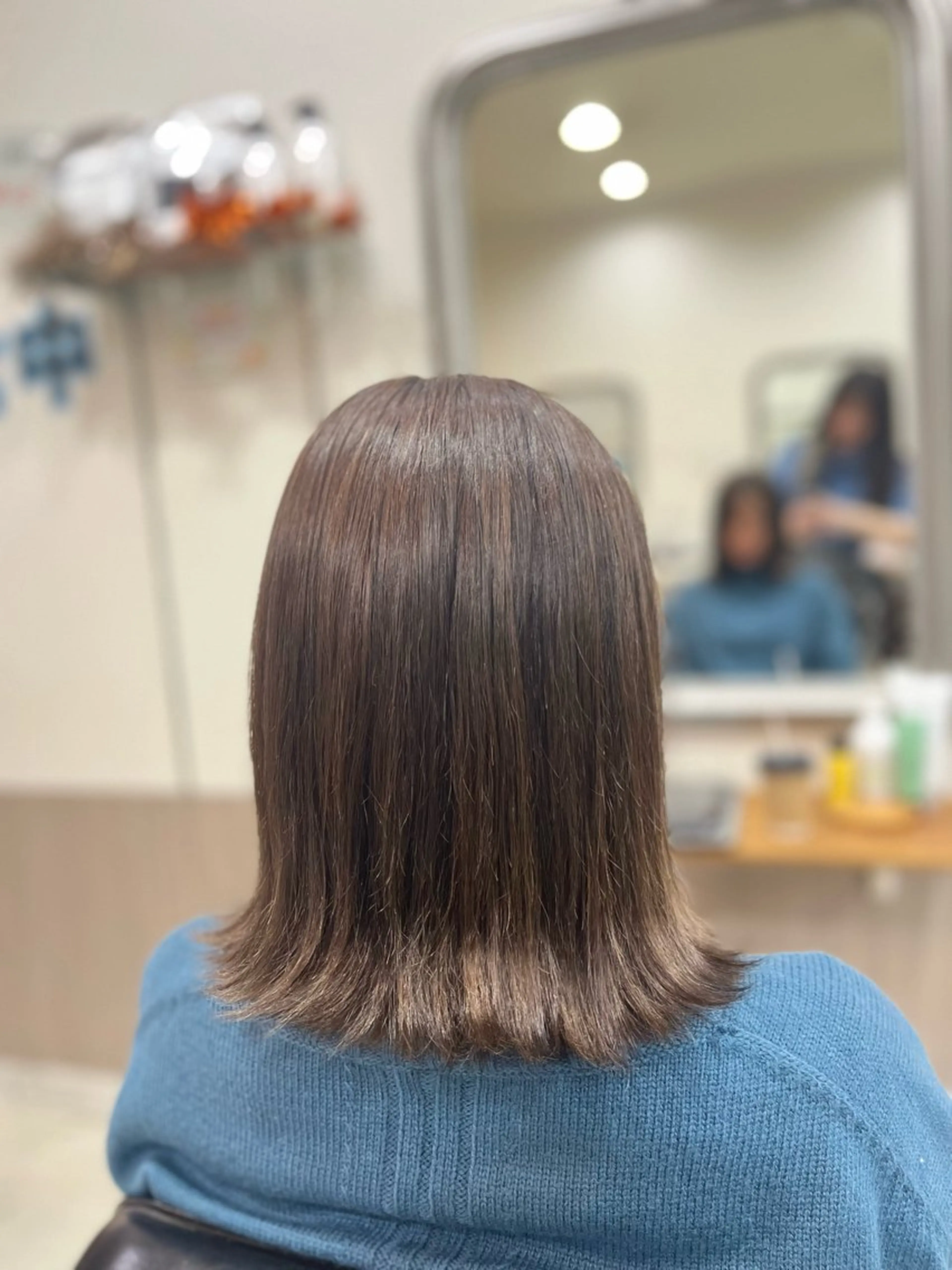 カラー ヘアカラー 艶髪🥣透明感カラー 🫧前田奈津実のヘアスタイル