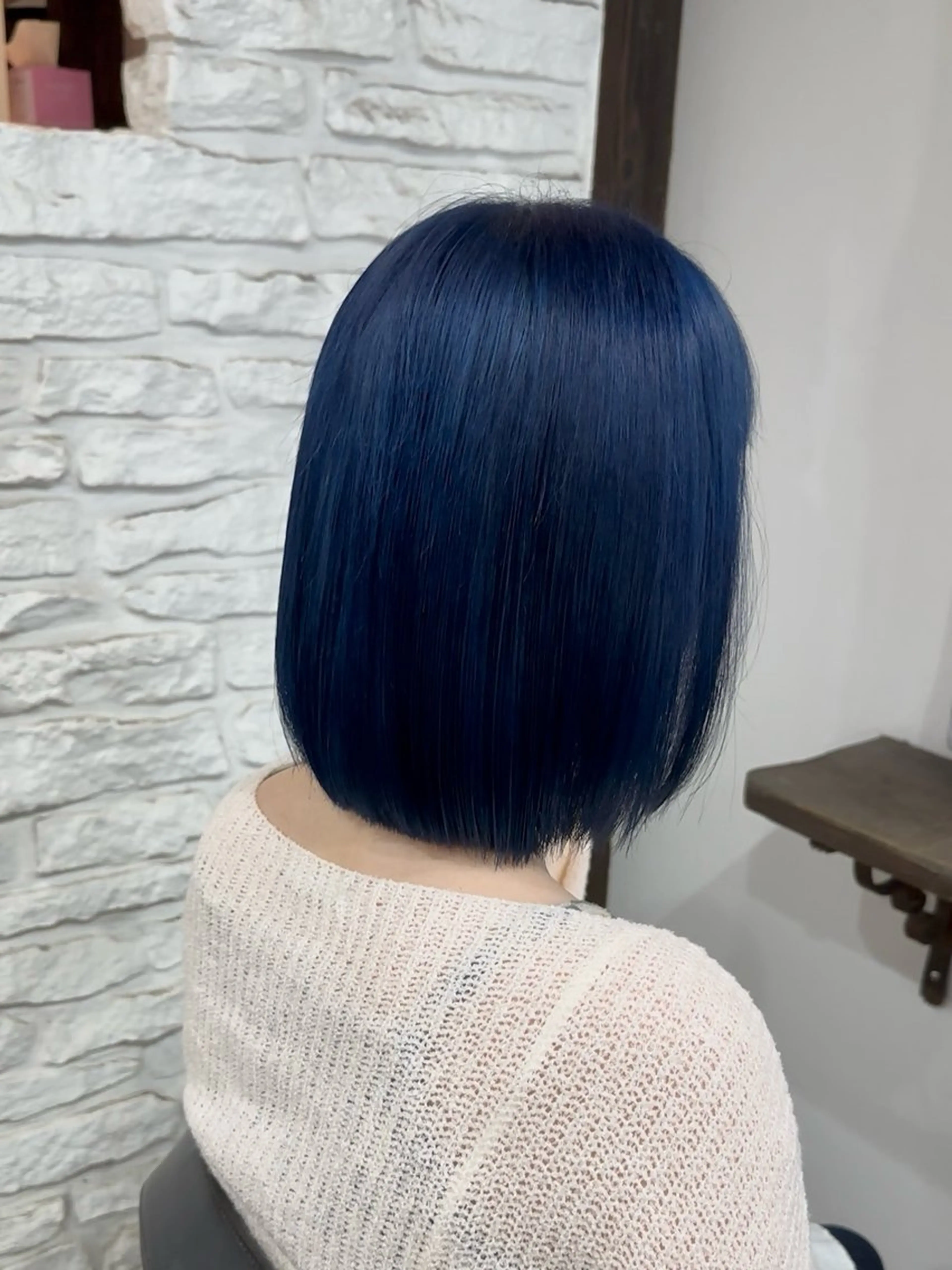 ミディアム カット ヘアカラー トリートメント _WHITE 喜多村天斗のヘアスタイル