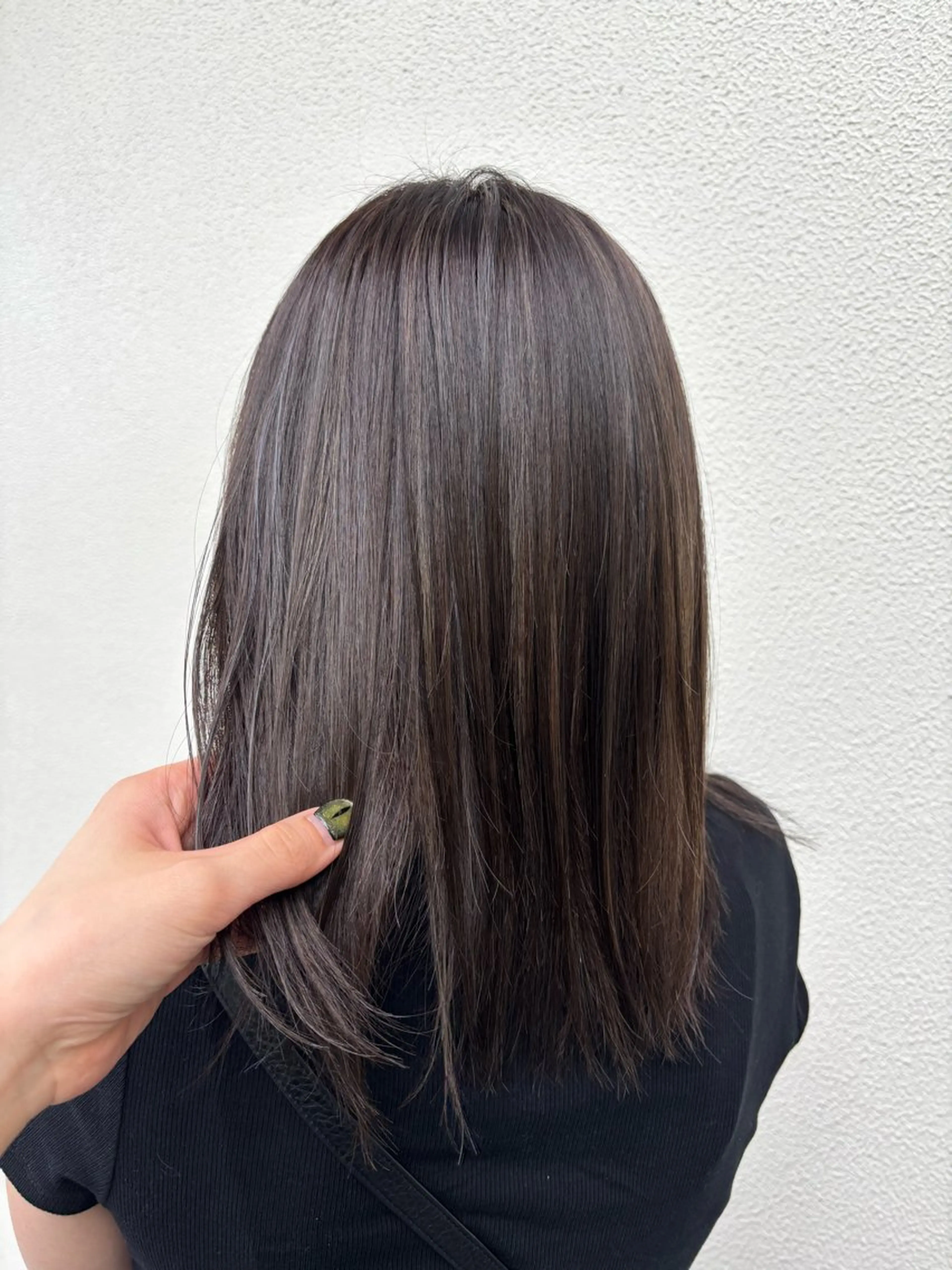 セミロング ヘアカラー 浴衣ヘア ∕nakamuraのヘアスタイル