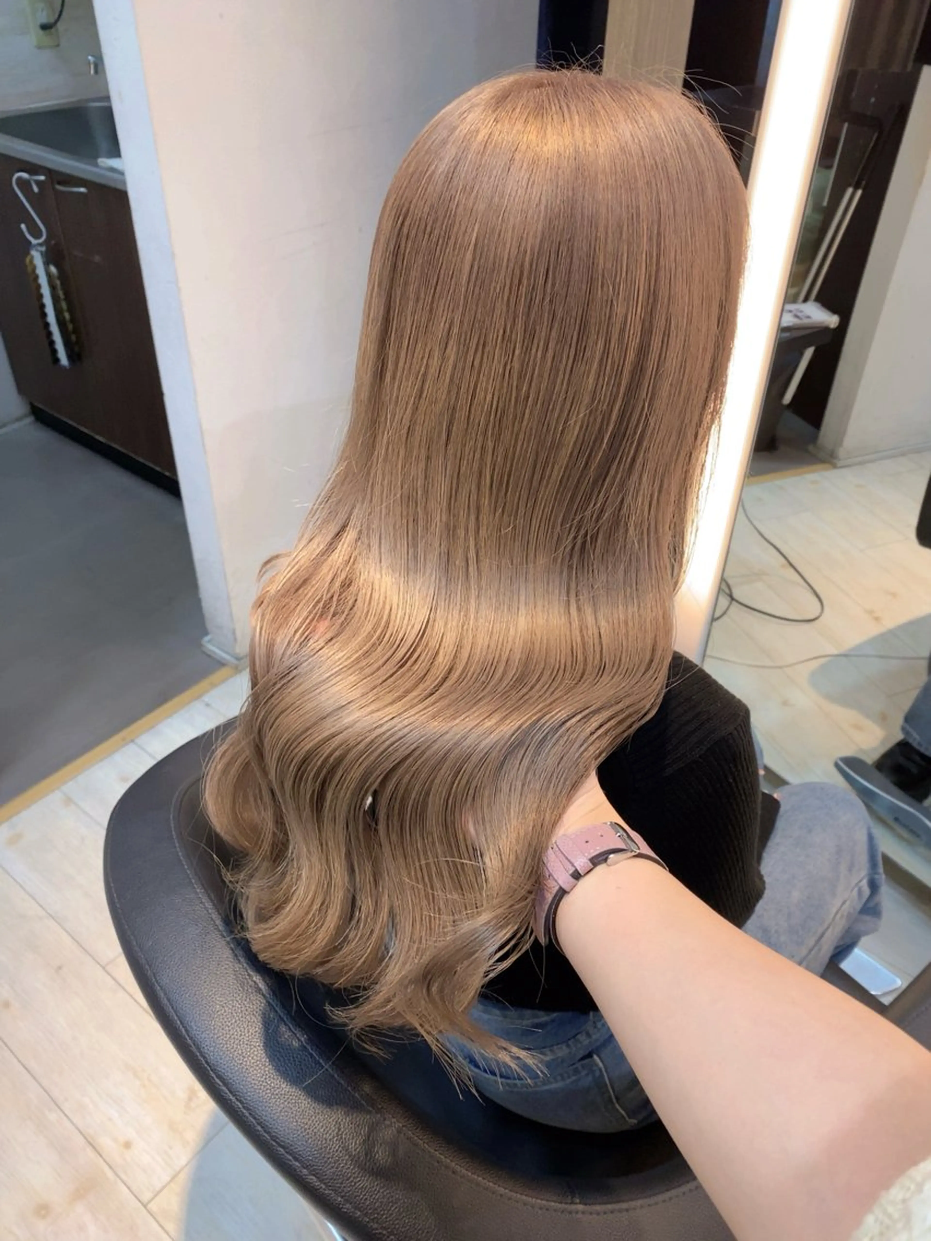 カラー ベージュカラー ブリーチ ミルクティーベージュ ヘアカラー miyu/ボブ/ 透明感カラー/栄のヘアスタイル