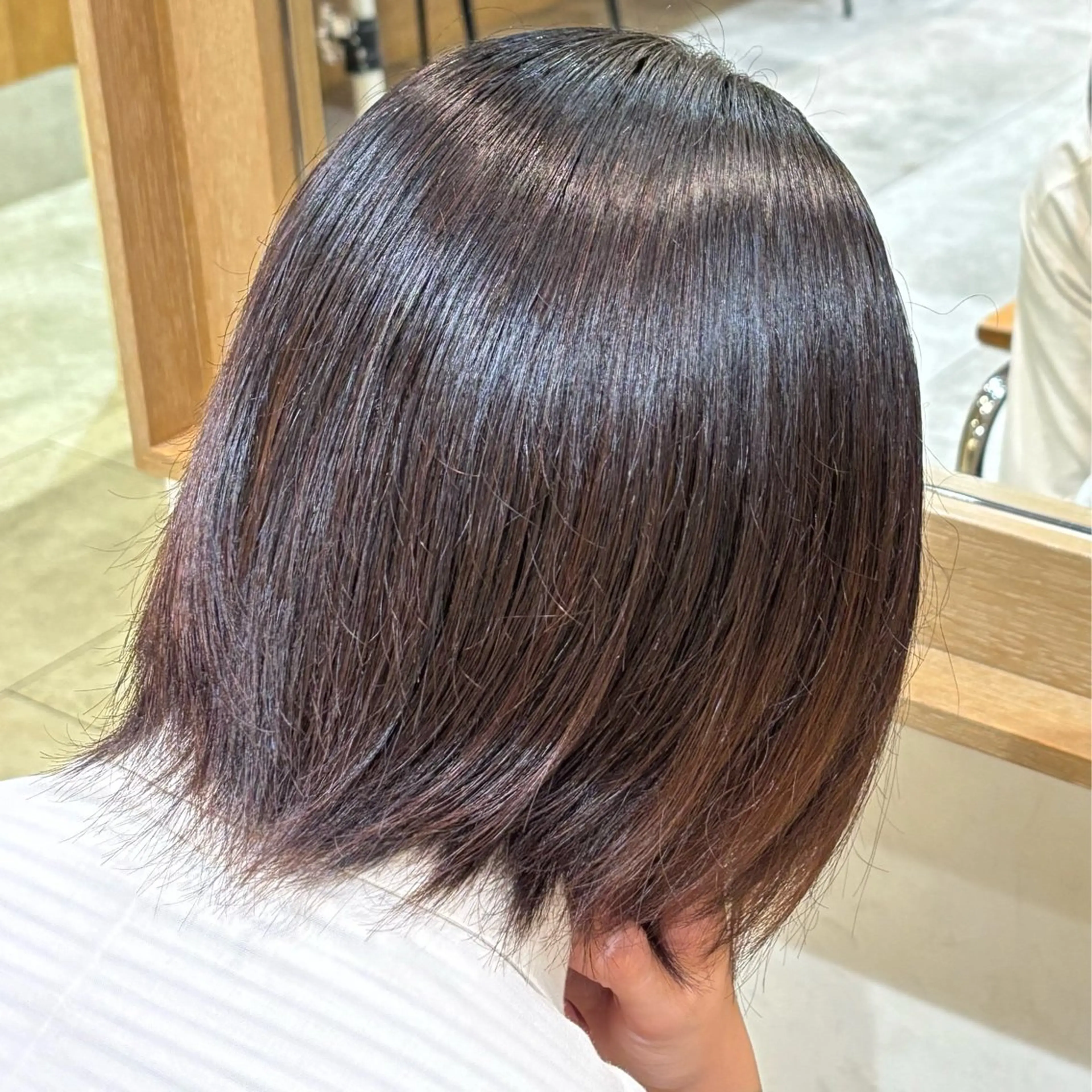 ミディアム カラー ブラウンカラー チョコレートブラウン 透明感カラー ヘアカラー Canaan所属・アヤベ ヒナタのヘアスタイル