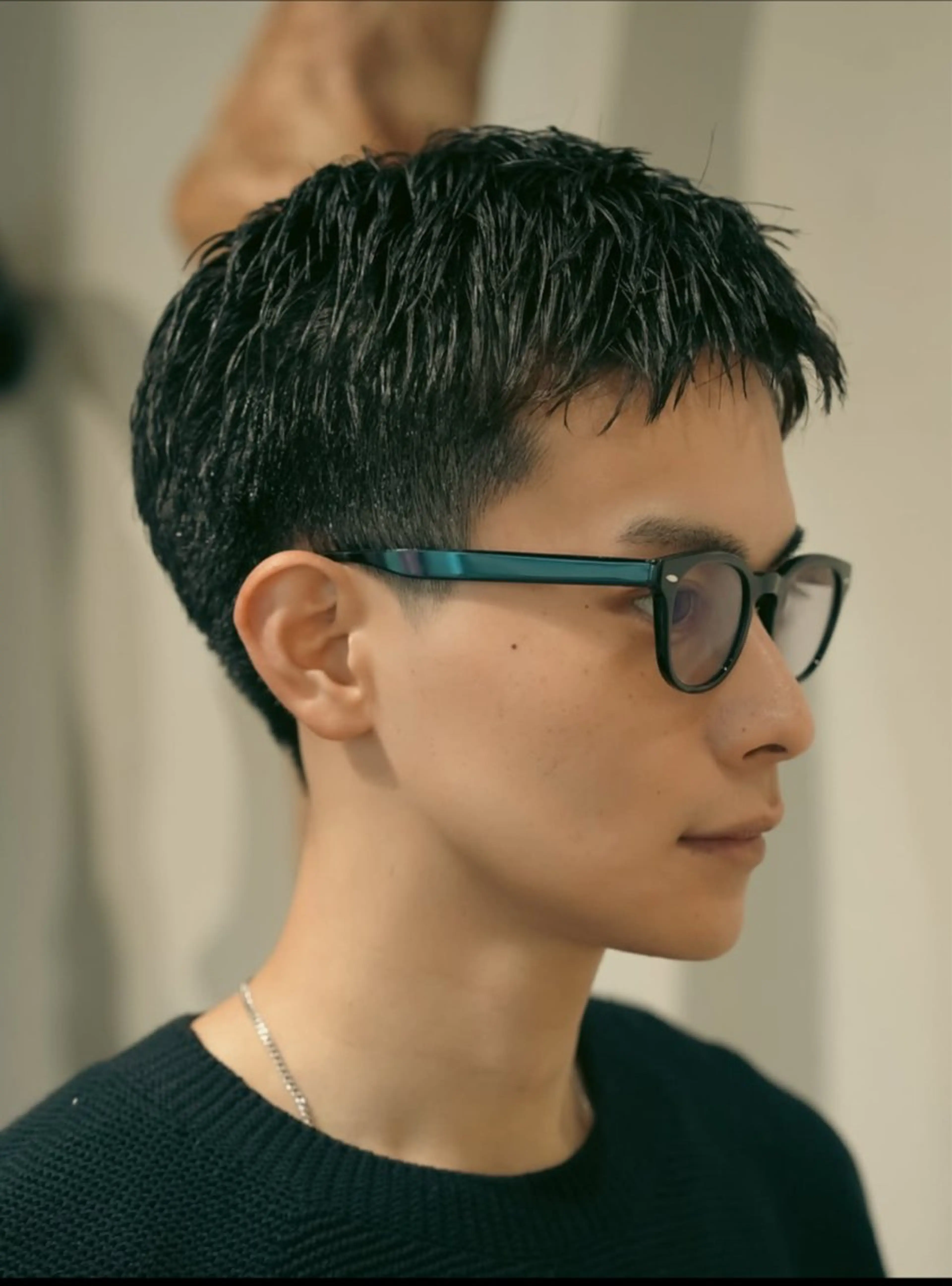 メンズショートカット➕炭酸シャンプーの写真