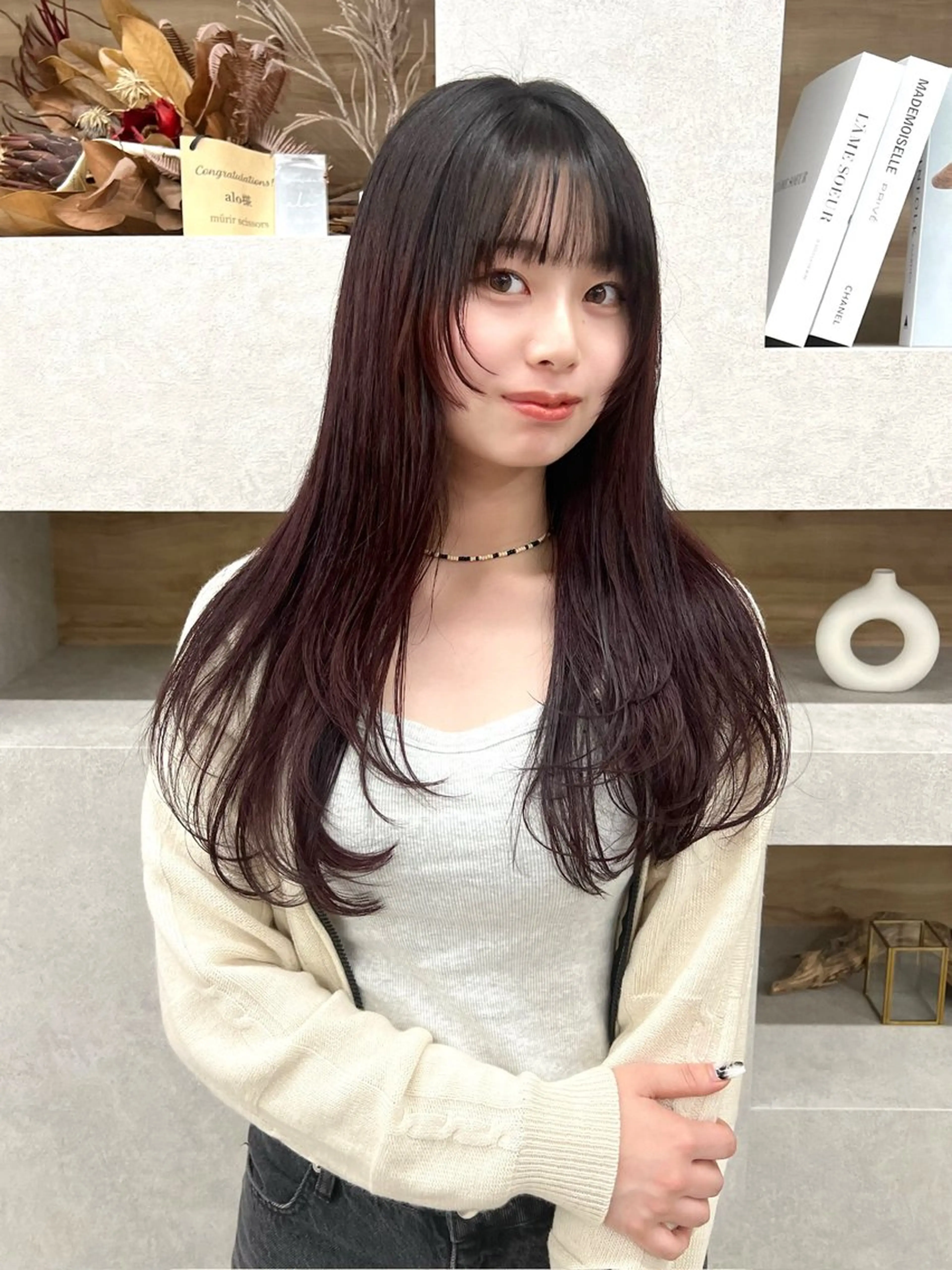 カット＋高発色カラー＋トリートメントの写真