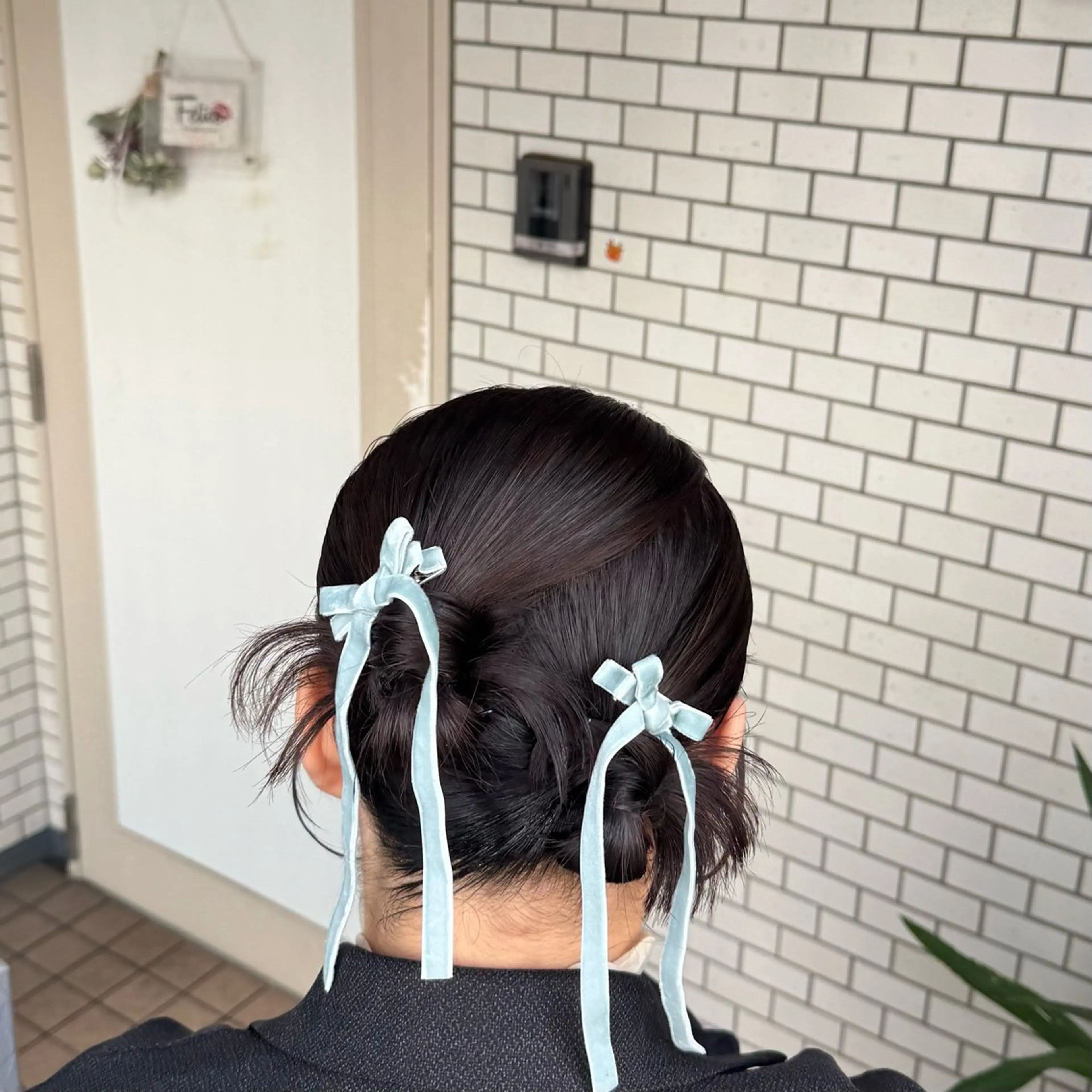 ショート ヘアアレンジ 成人式 ハーフアップ 結婚式・ブライダル ボブ 卒業式のヘアスタイル ヘアセット 褒められヘアメイク /ボブ女子🐶みおのヘアスタイル