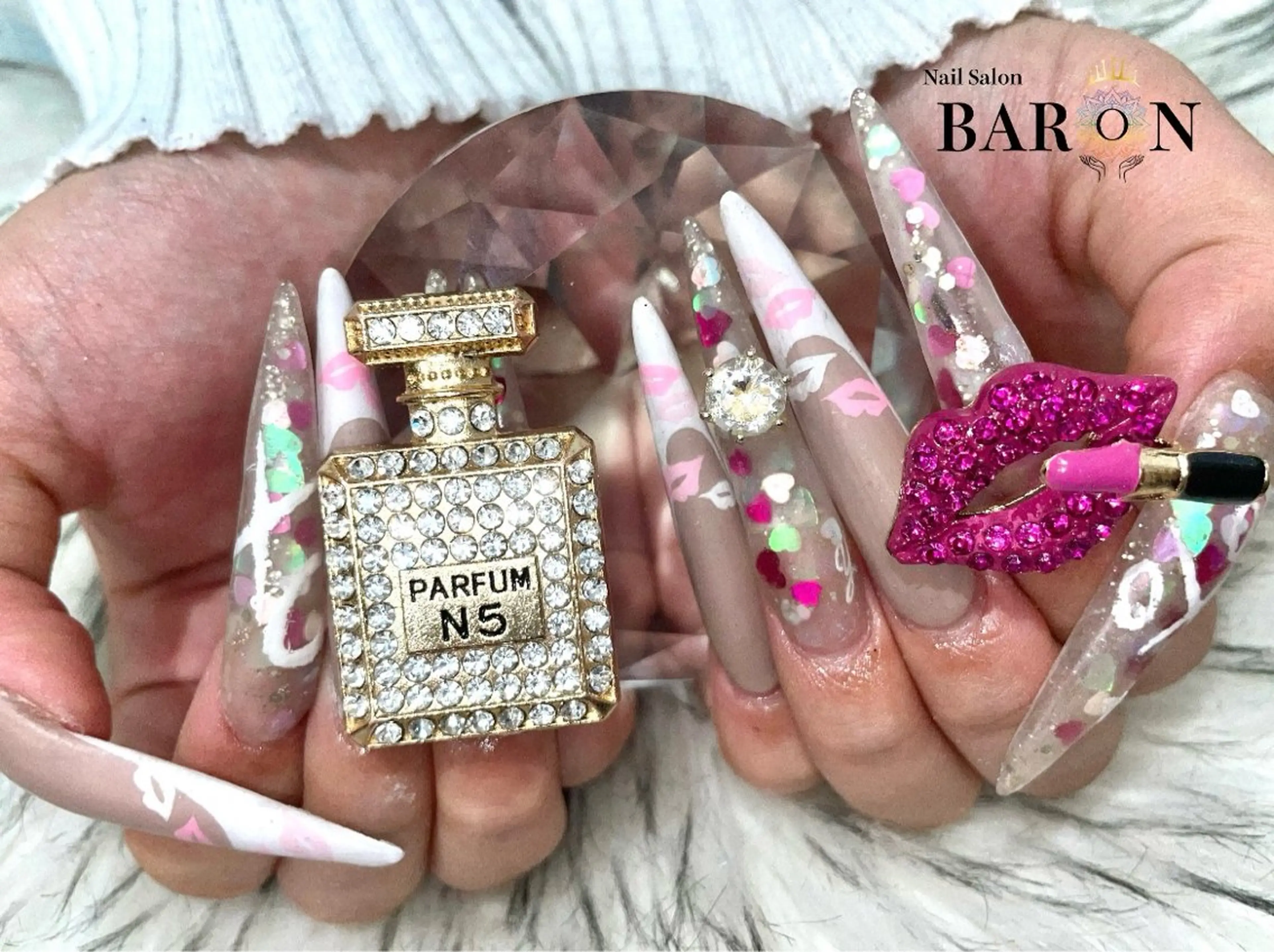 ネイル 持ち込み ハンドネイル ♛︎BARON♛︎ RIKAのネイルデザイン