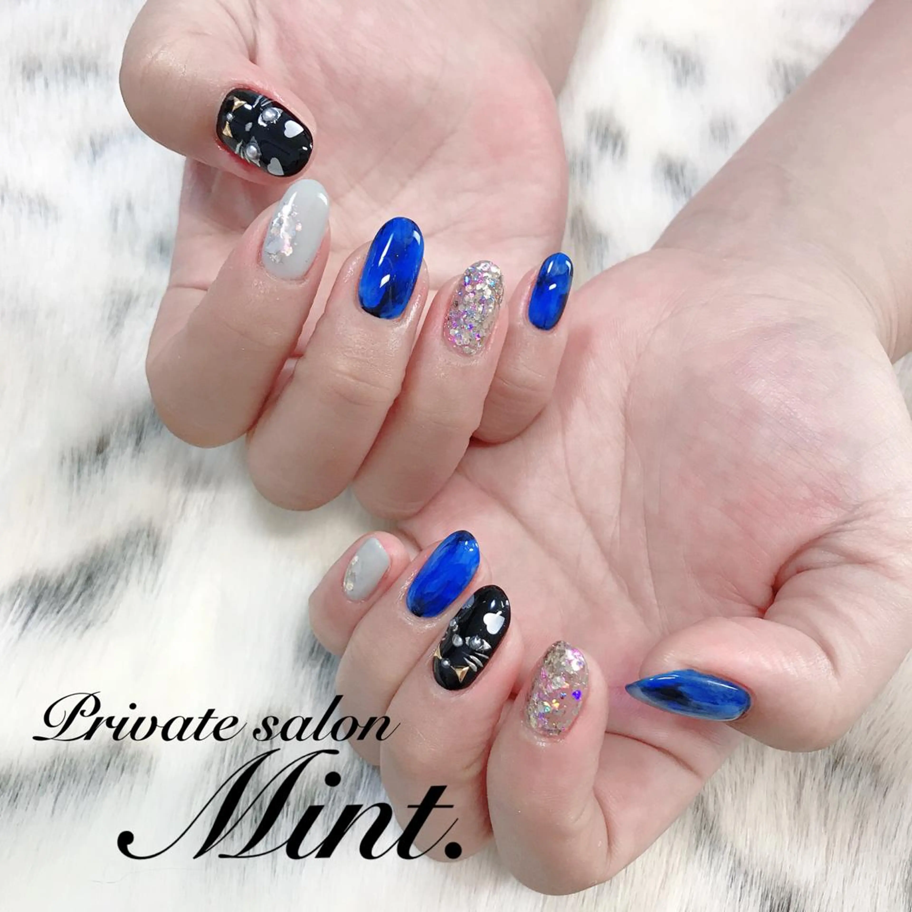 ショート ネイル ハロウィン ジェルネイル ハロウィン ハンドネイル Mint. nailのネイルデザイン