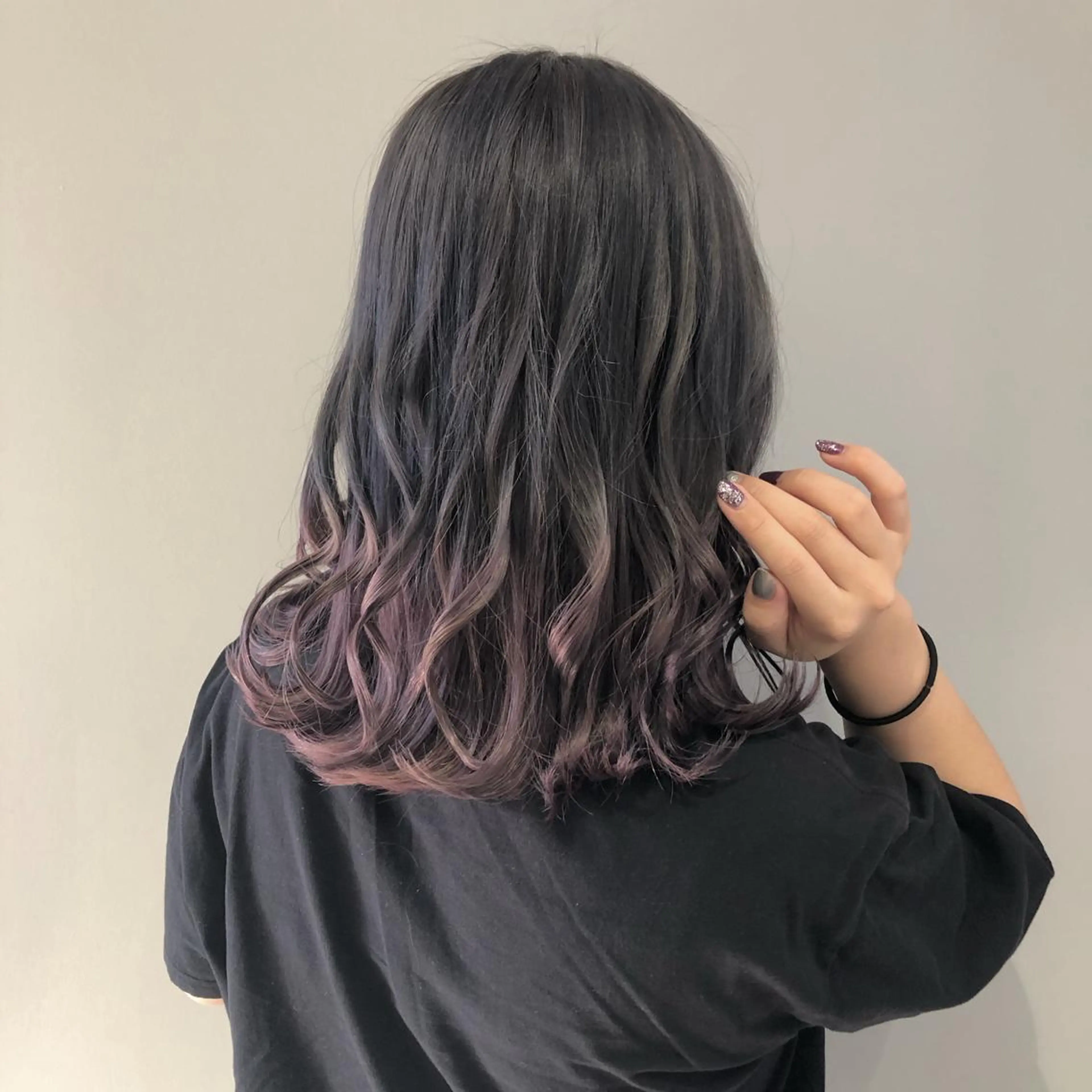 ミディアム カラー ヘアアレンジ 吉野 優子のマツエク・マツパデザイン