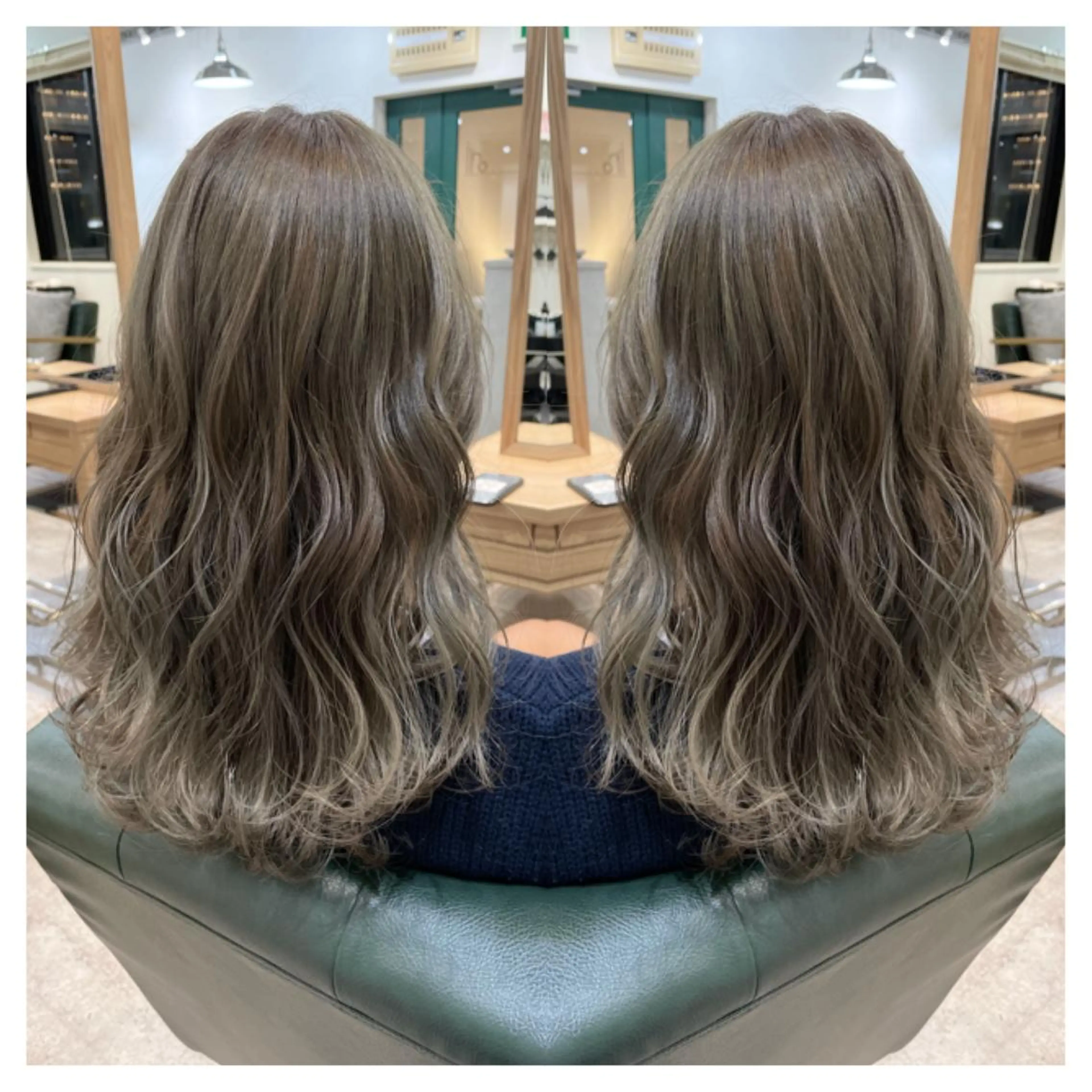 ロング カラー カット ヘアカラー トリートメント 村山 茉衣のヘアスタイル