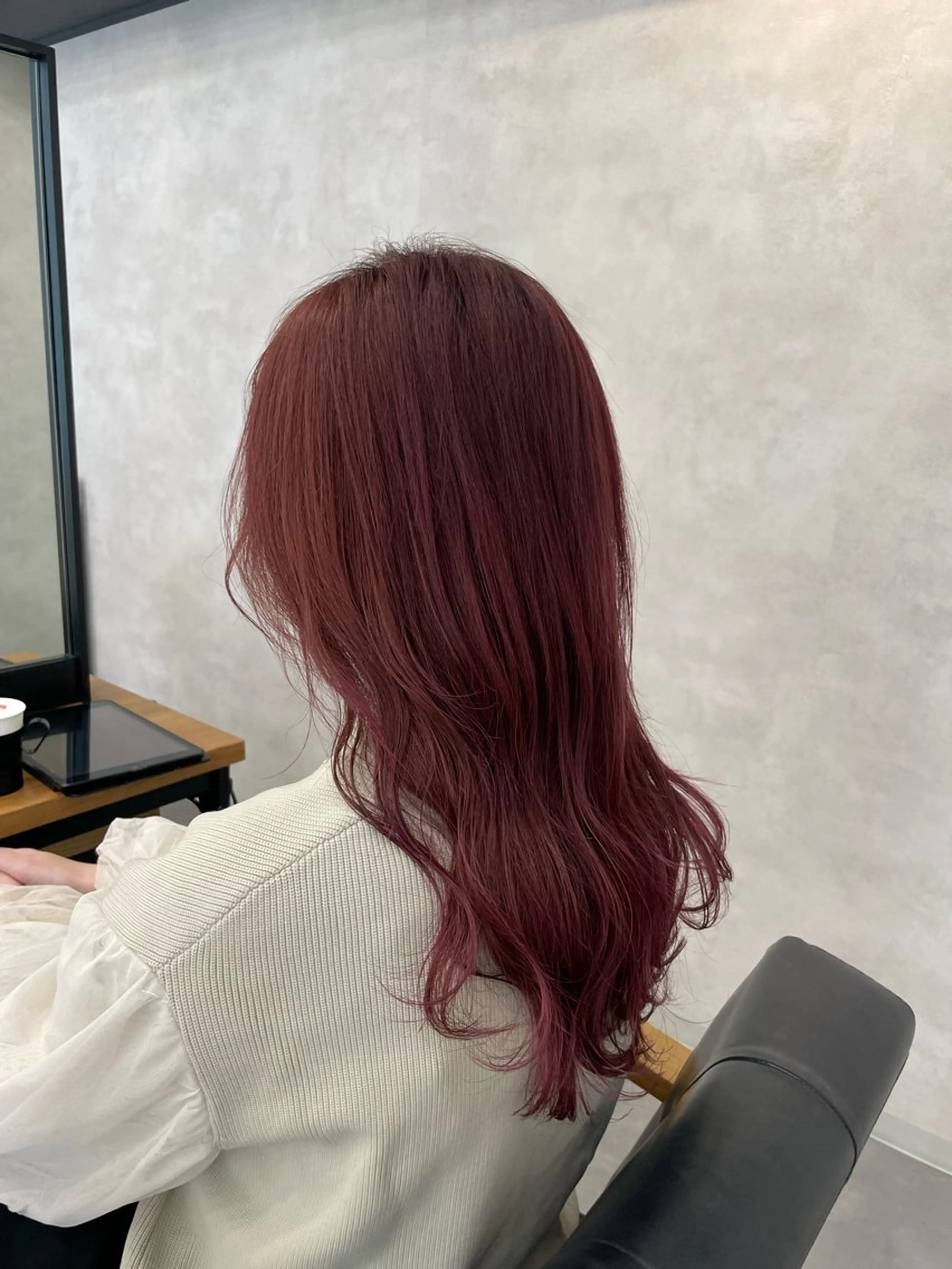 ロング カラー ヘアカラー トリートメント 今村 南穂のヘアスタイル