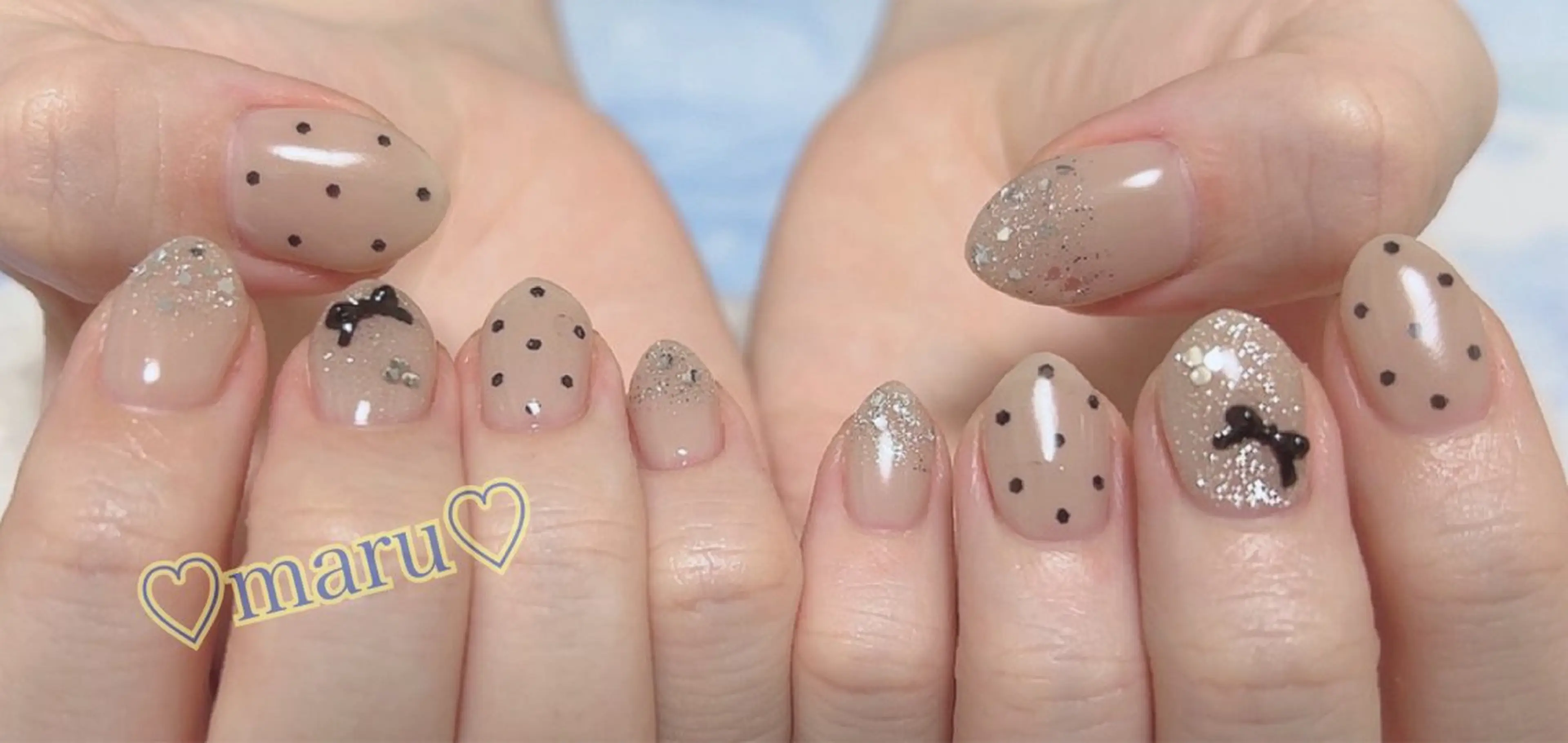 ネイル ハンドネイル フットネイル まるみ ♡のネイルデザイン